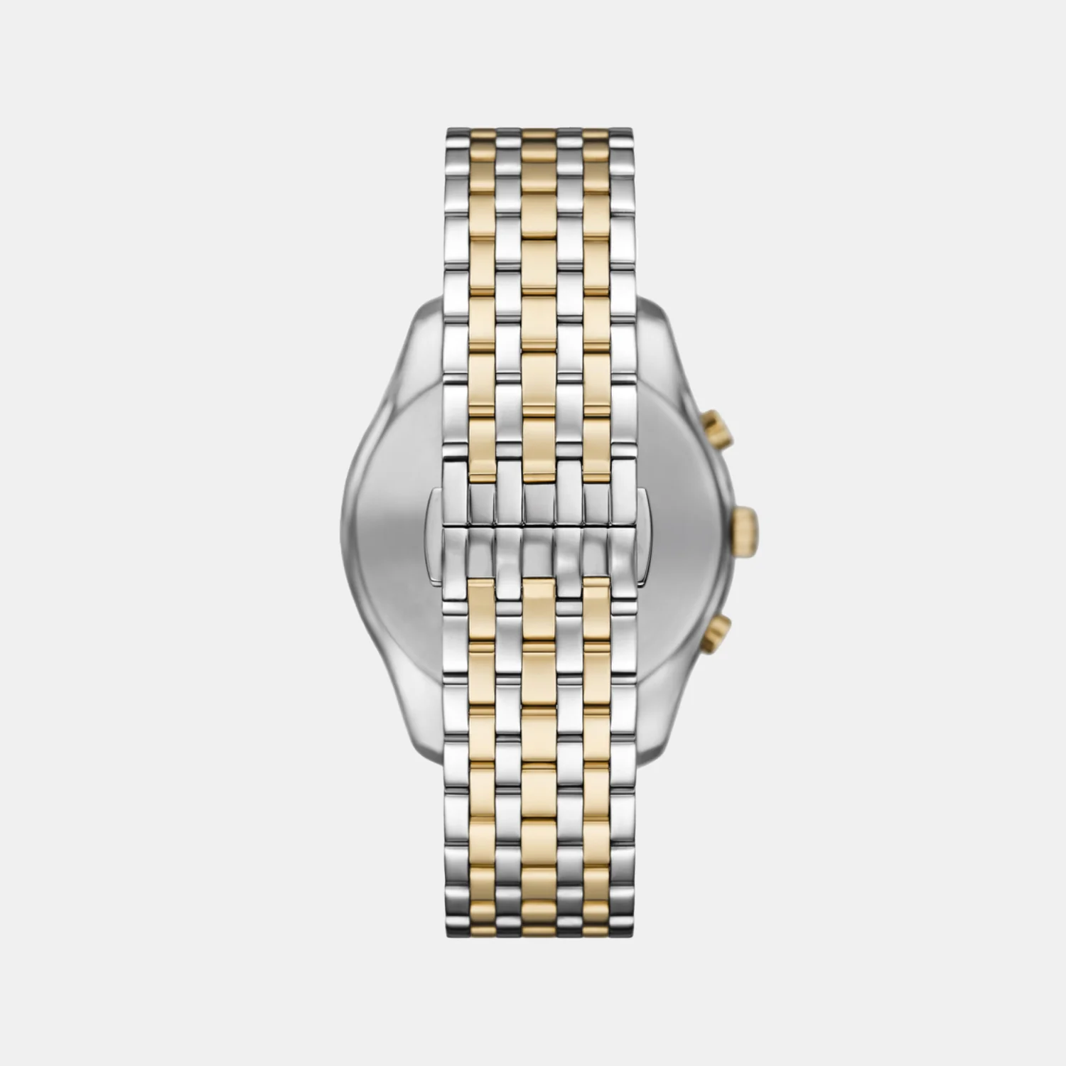 Men Quartz Two Tone Dial Chronograph Stainless Steel Watch AR11713 - Image 3