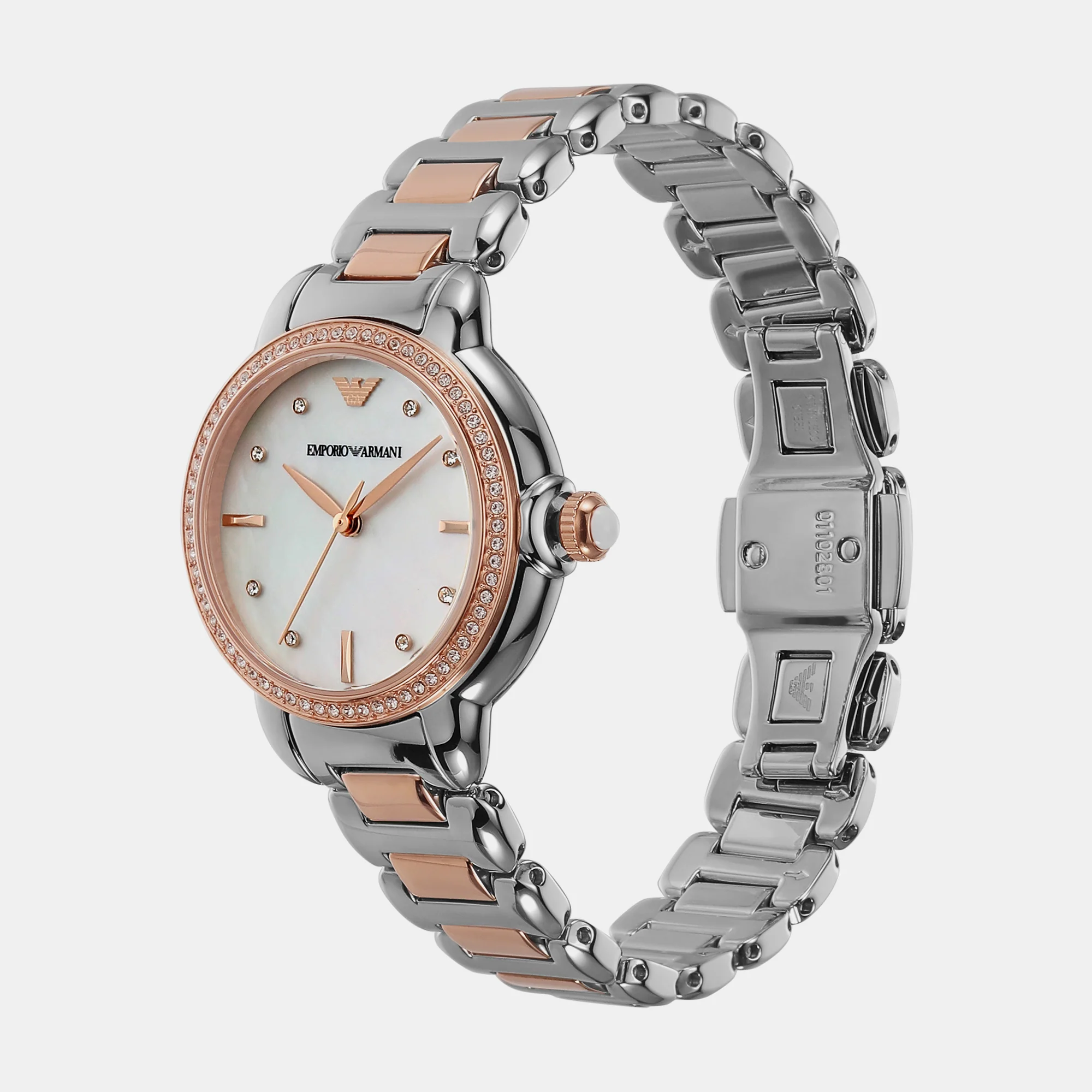 Mia Women Quartz Mother Of Pearl Dial Analog Stainless Steel Watch AR11569 - Image 4