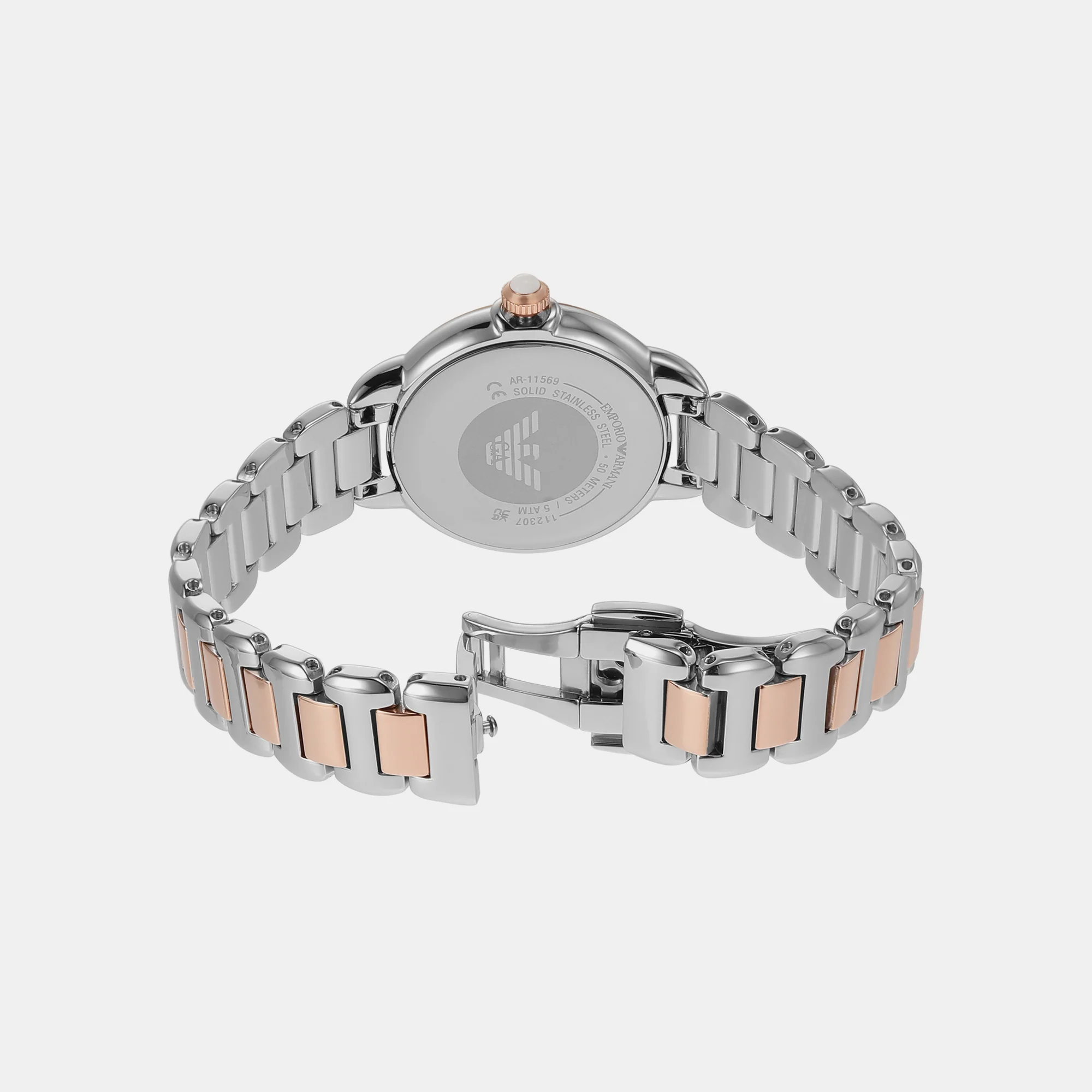 Mia Women Quartz Mother Of Pearl Dial Analog Stainless Steel Watch AR11569 - Image 6