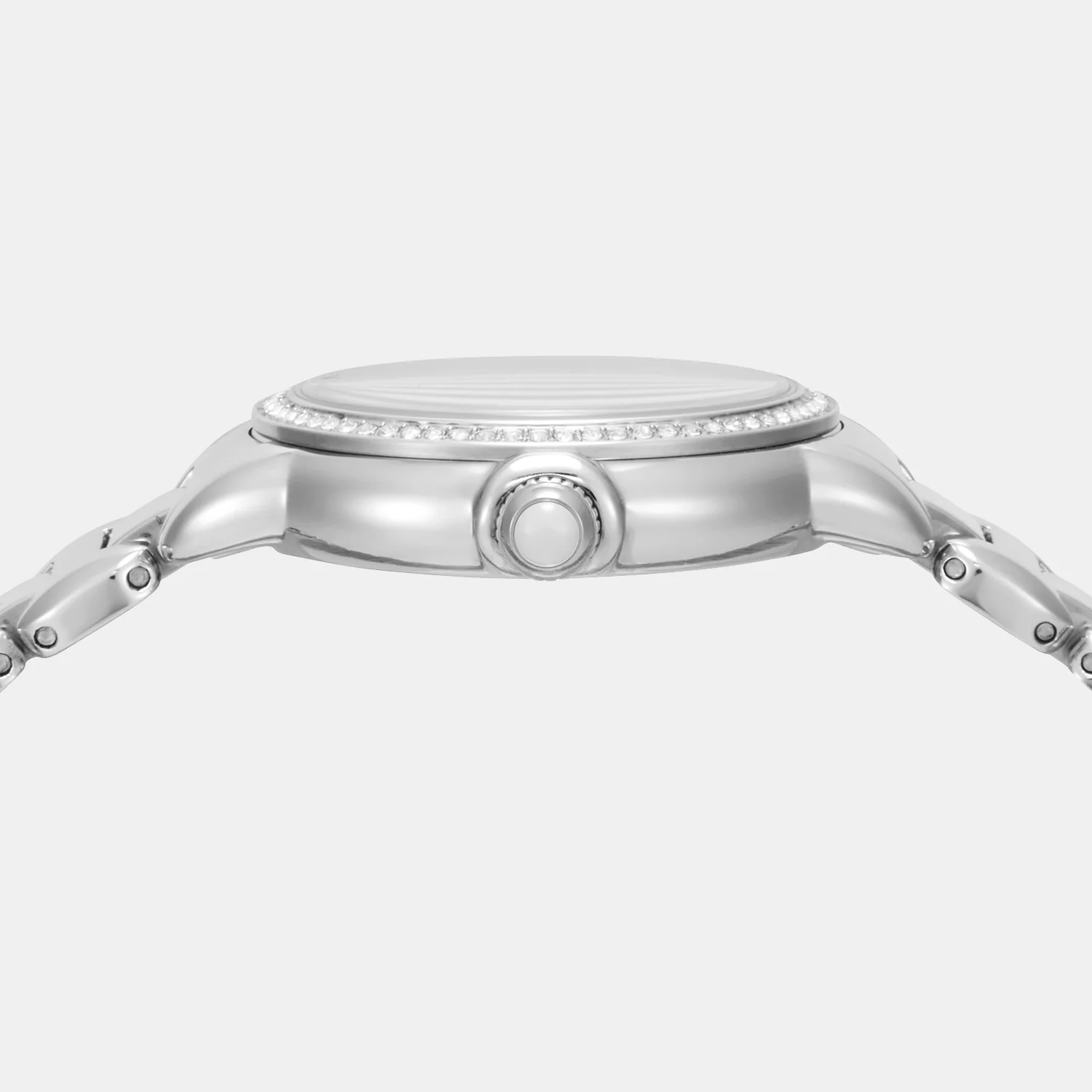 mia Women Quartz Mother Of Pearl Dial Analog Stainless Steel Watch AR11596 - Image 5