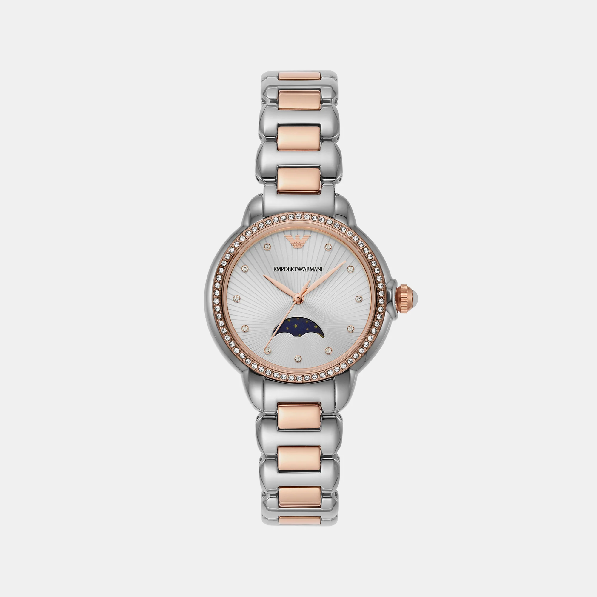 Mia Women Quartz Silver Dial Analog Stainless Steel Watch AR11567