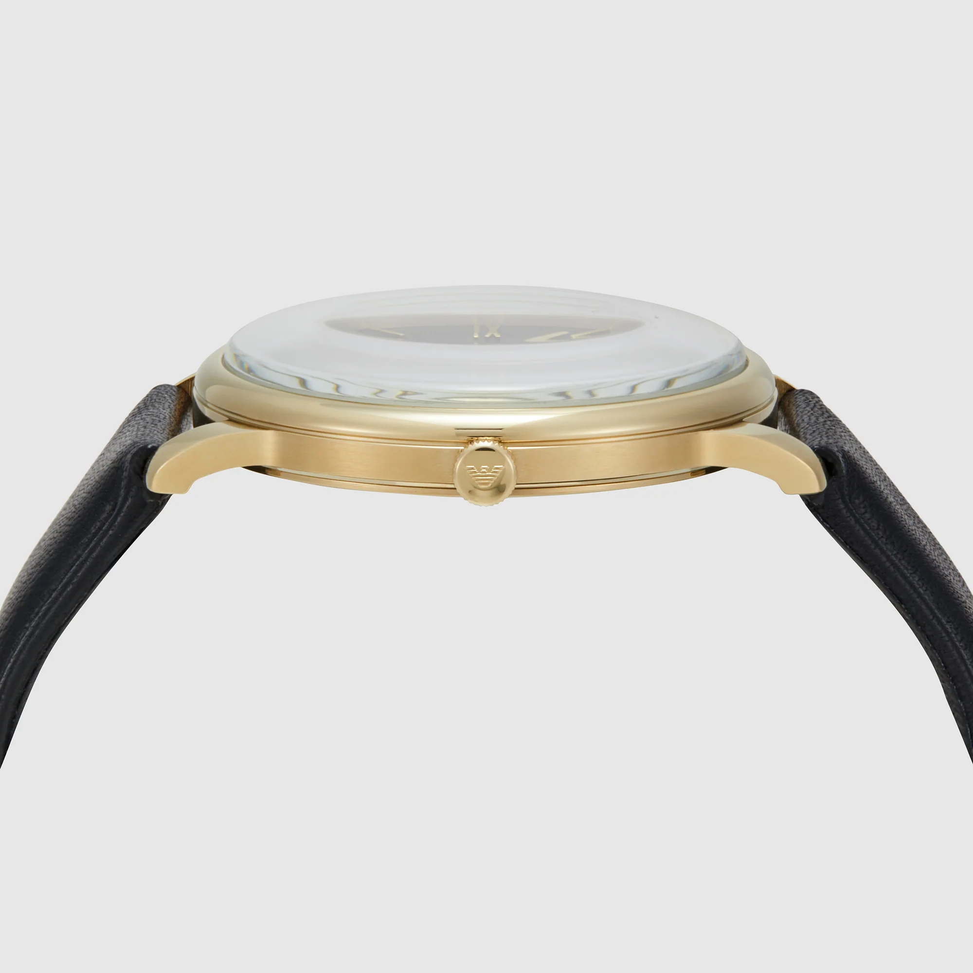 Minimalist Men Quartz Green Dial Analog Leather Watch AR11601 - Image 2
