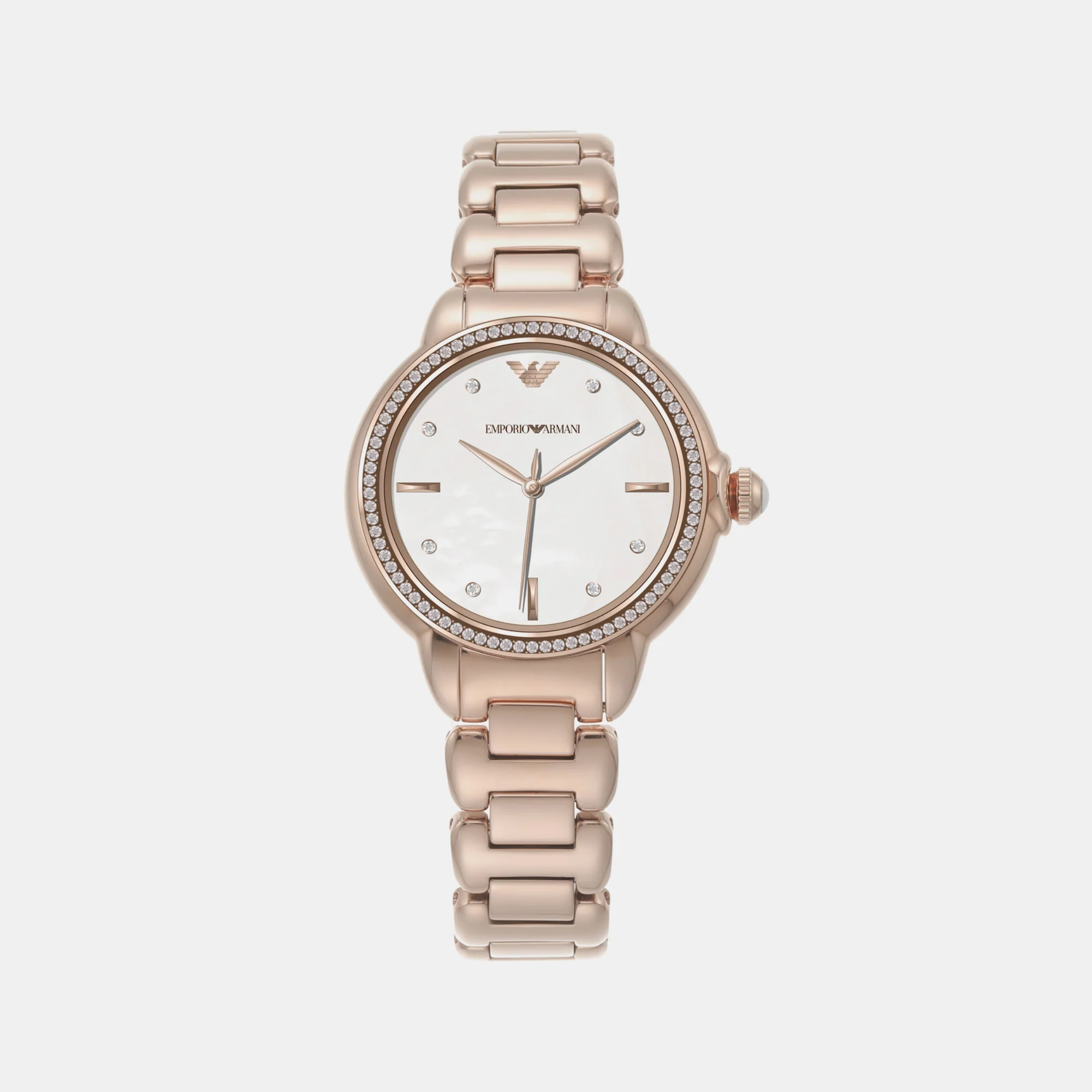 Na Women Quartz Mother Of Pearl Dial Analog Stainless Steel Watch AR11523 - Image 2