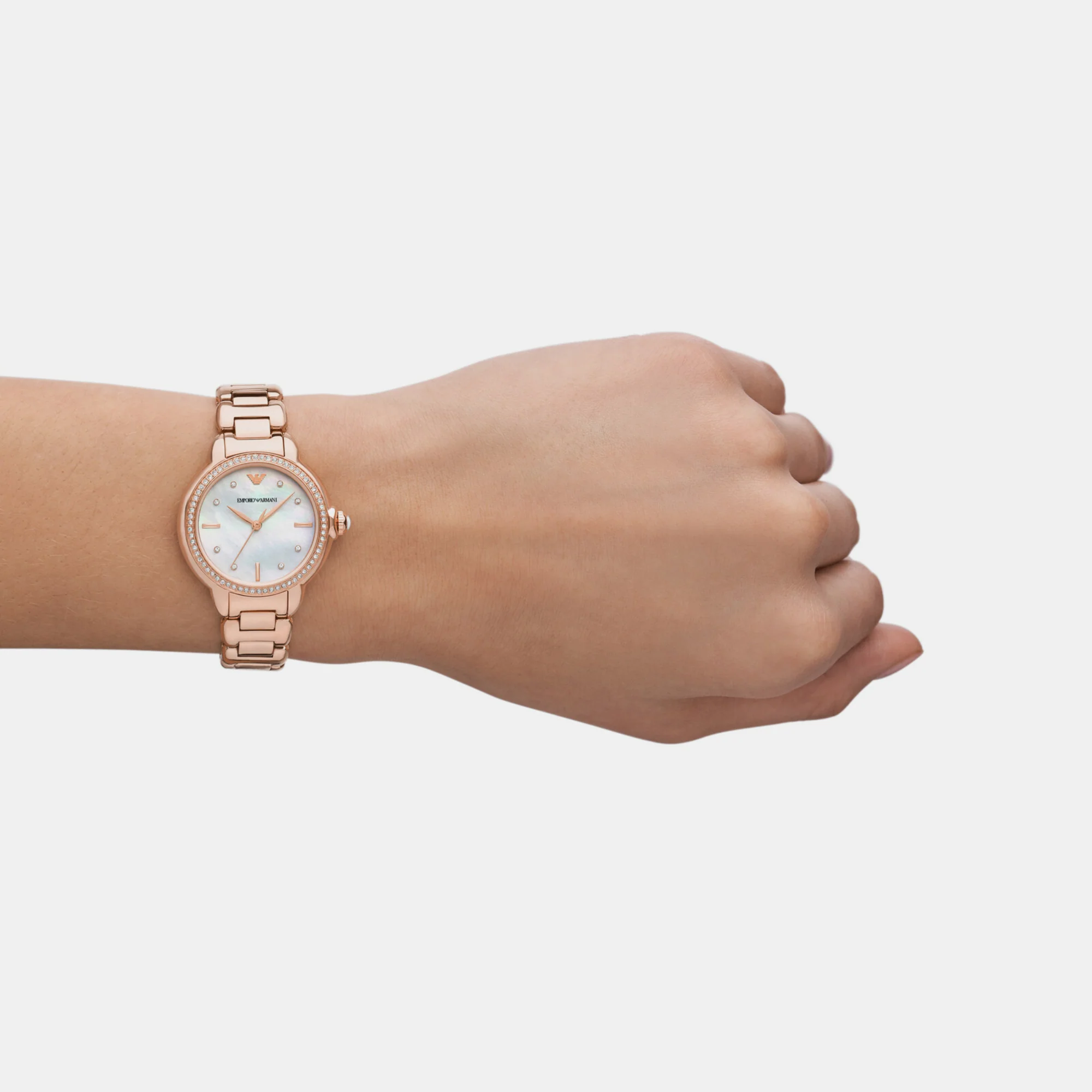 Na Women Quartz Mother Of Pearl Dial Analog Stainless Steel Watch AR11523 - Image 4
