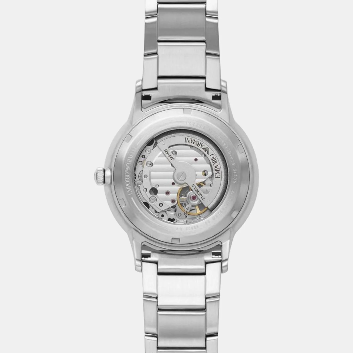 Renato Men Automatic Black Dial Analog Stainless Steel Watch AR60055 - Image 4