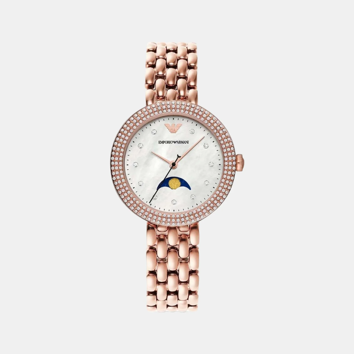 Rosa Women Quartz White Dial Analog Stainless Steel Watch AR11462