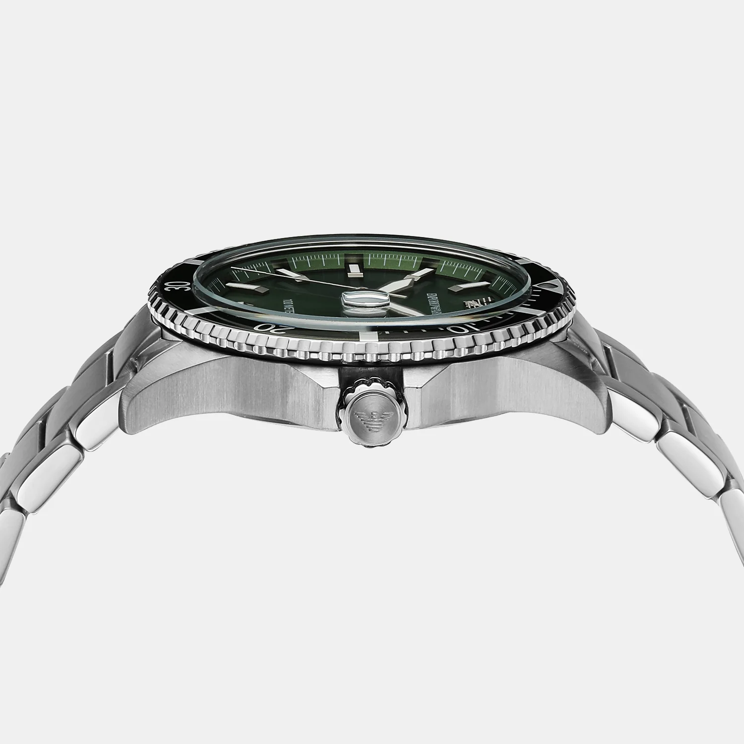 Sea Explorer Men Quartz Green Dial Analog Stainless Steel Watch AR11338 - Image 5