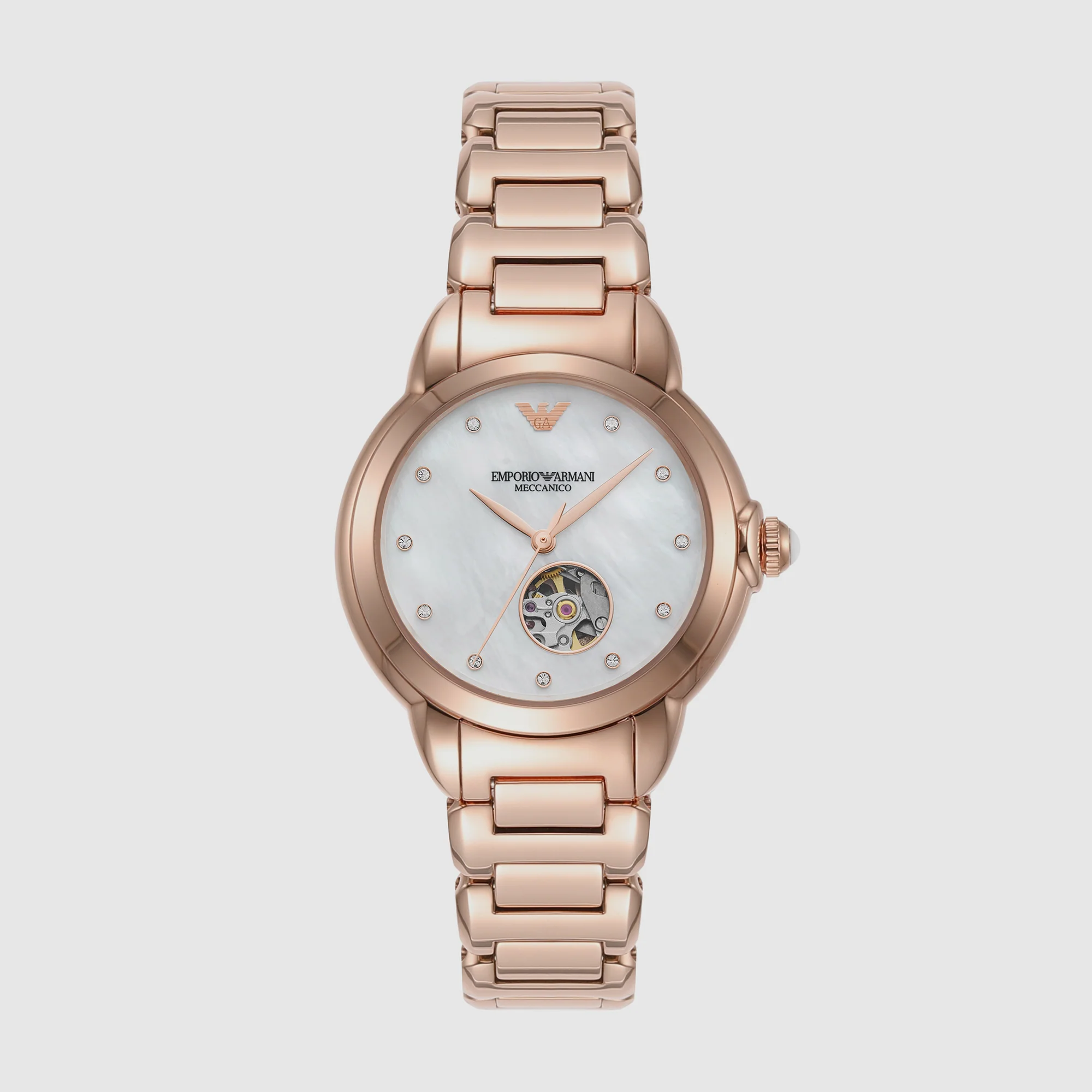 Women Automatic White Dial Analog Stainless Steel Watch AR60072