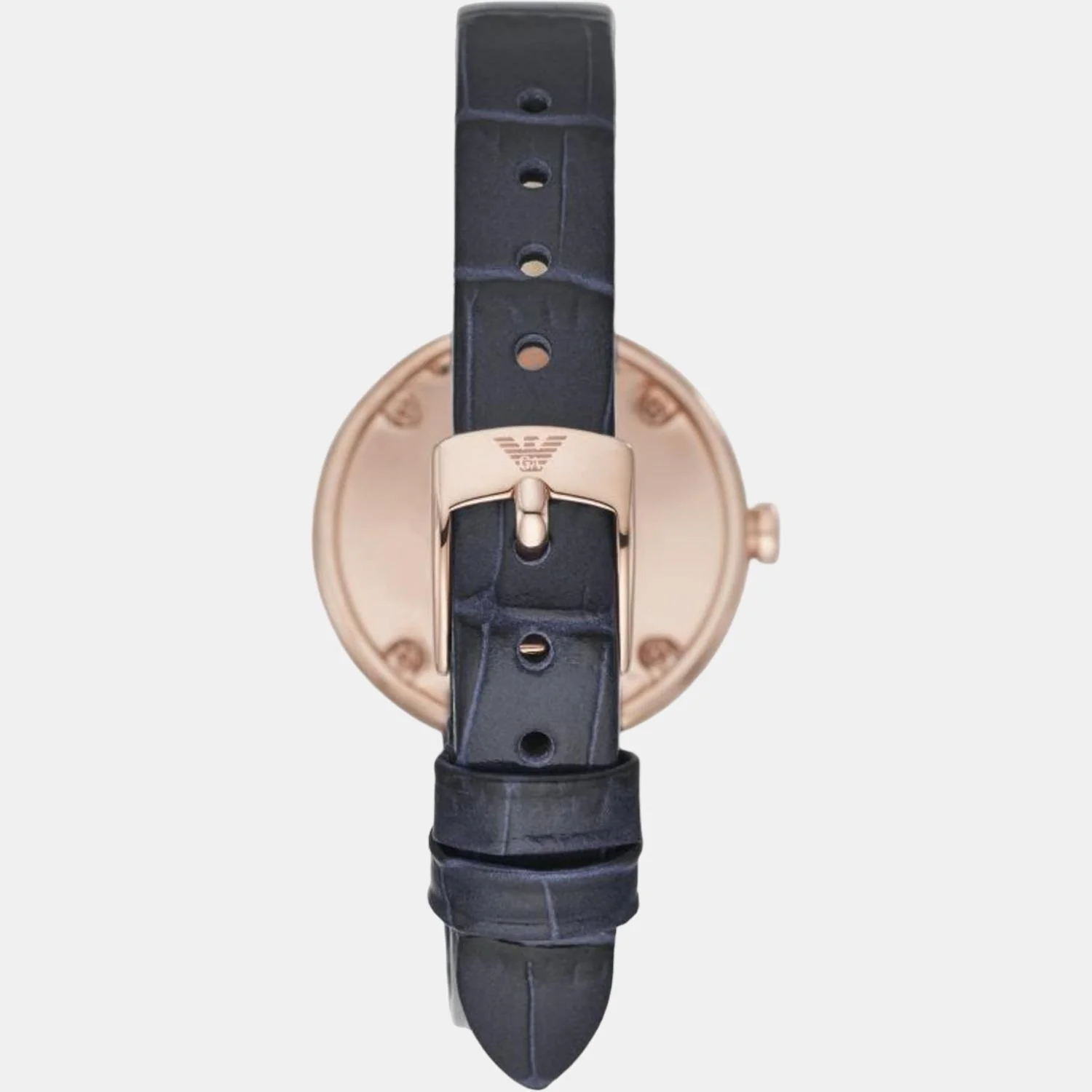 Women Quartz Blue Dial Analog Leather Watch AR11434 - Image 3