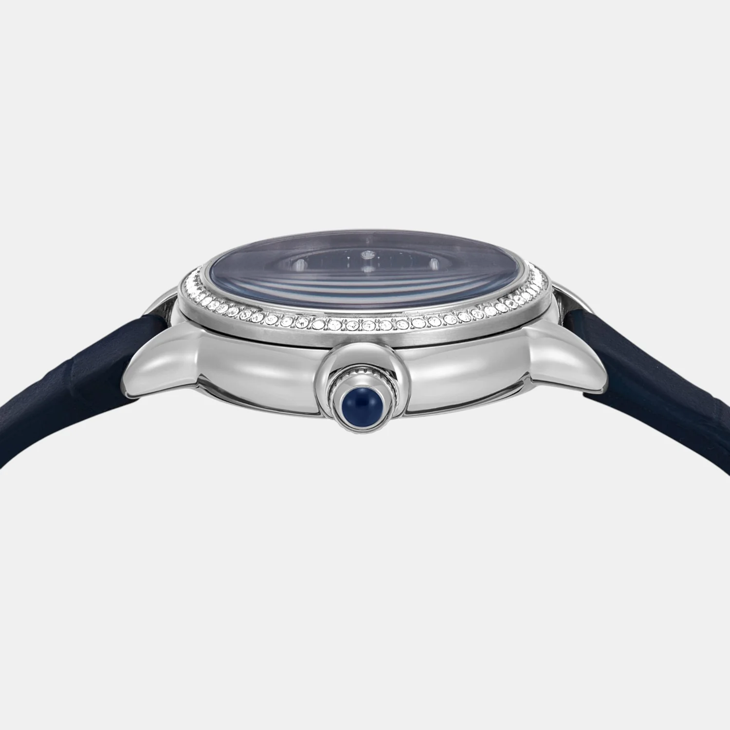 Women Quartz Blue Dial Analog Leather Watch AR11629 - Image 5