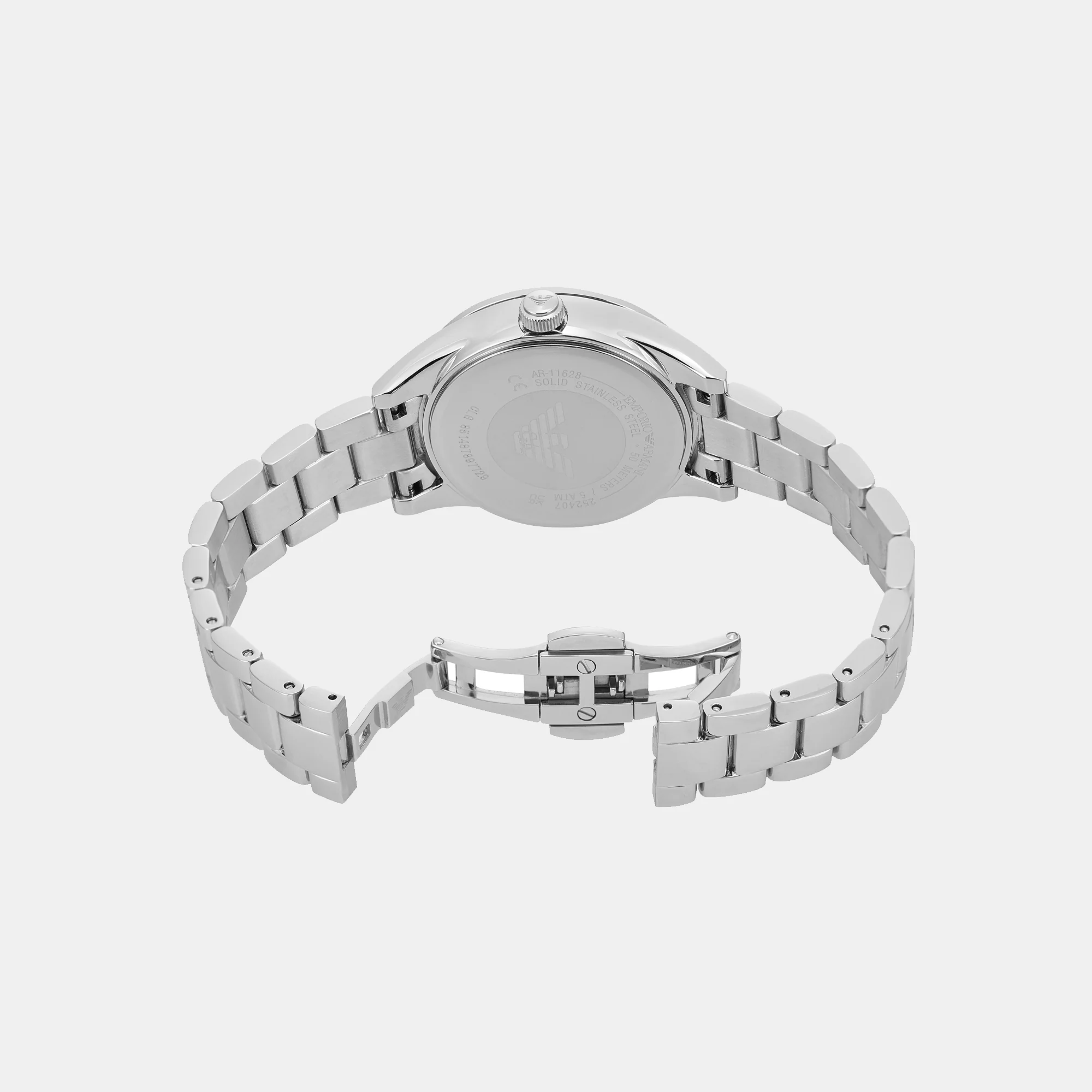Women Quartz Blue Dial Analog Stainless Steel Watch AR11628 - Image 6