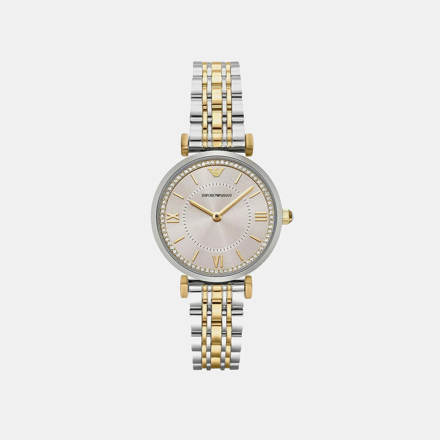 Women Quartz Brown Dial Analog Stainless Steel Watch AR11702