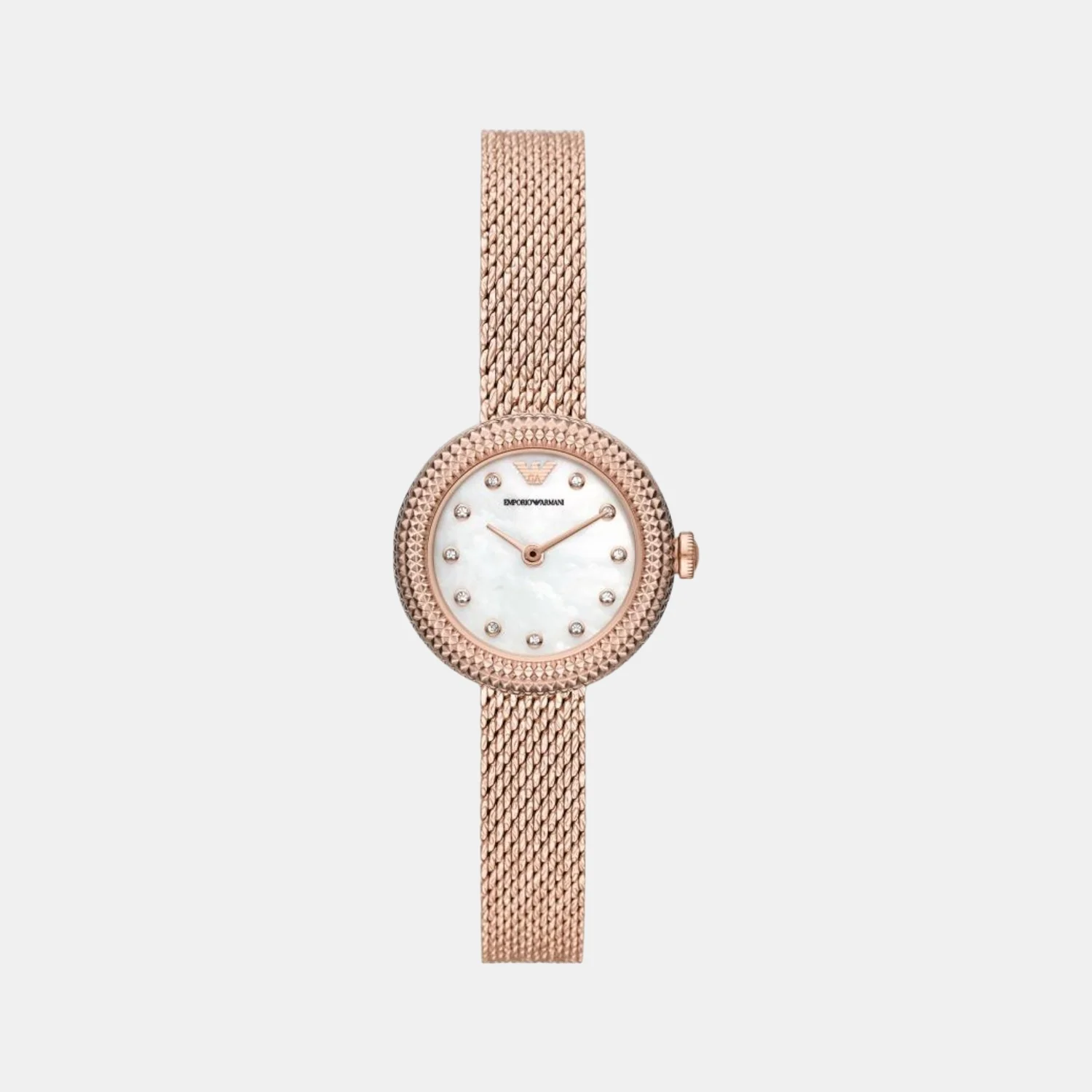 Women Quartz Mother Of Pearl Dial Analog Stainless Steel Watch AR11416