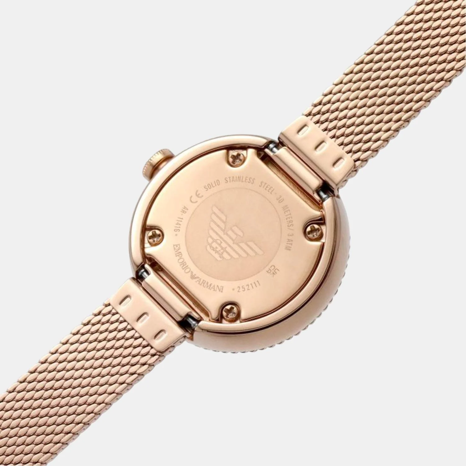 Women Quartz Mother Of Pearl Dial Analog Stainless Steel Watch AR11416 - Image 7