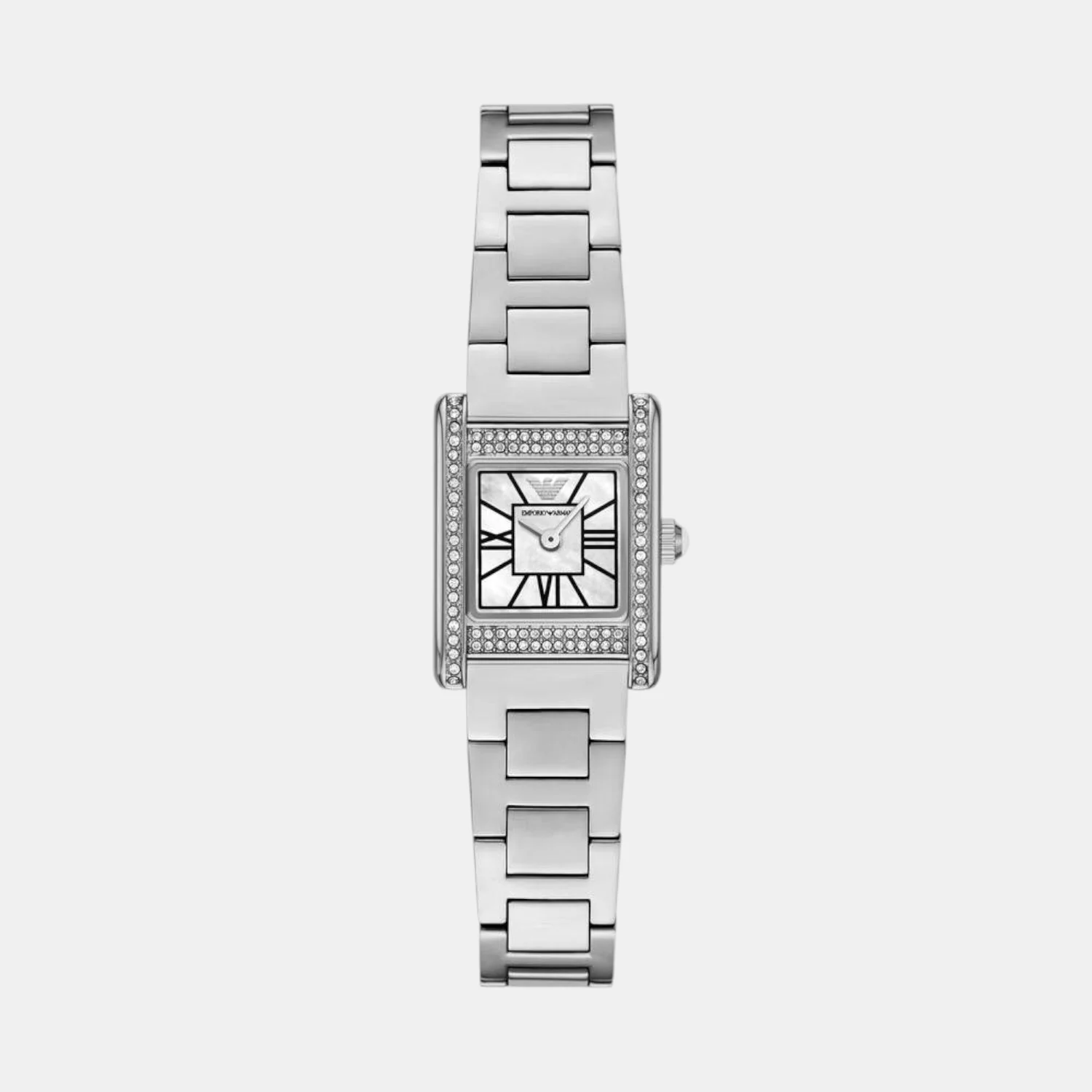 Women Quartz Mother Of Pearl Dial Analog Stainless Steel Watch AR11662