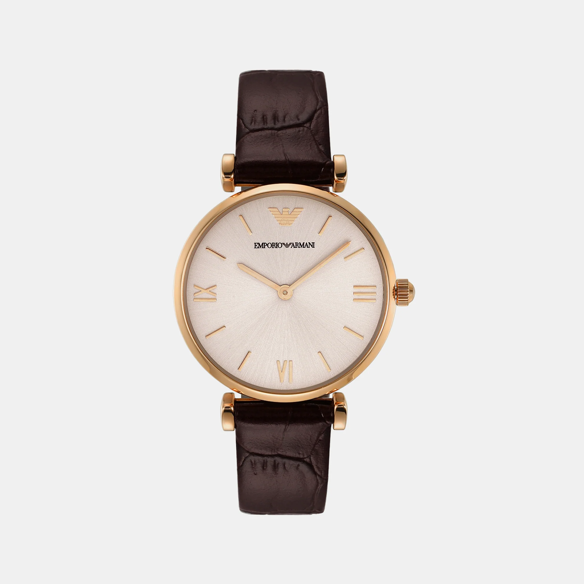 Women Quartz Pink Dial Analog Leather Watch AR1911