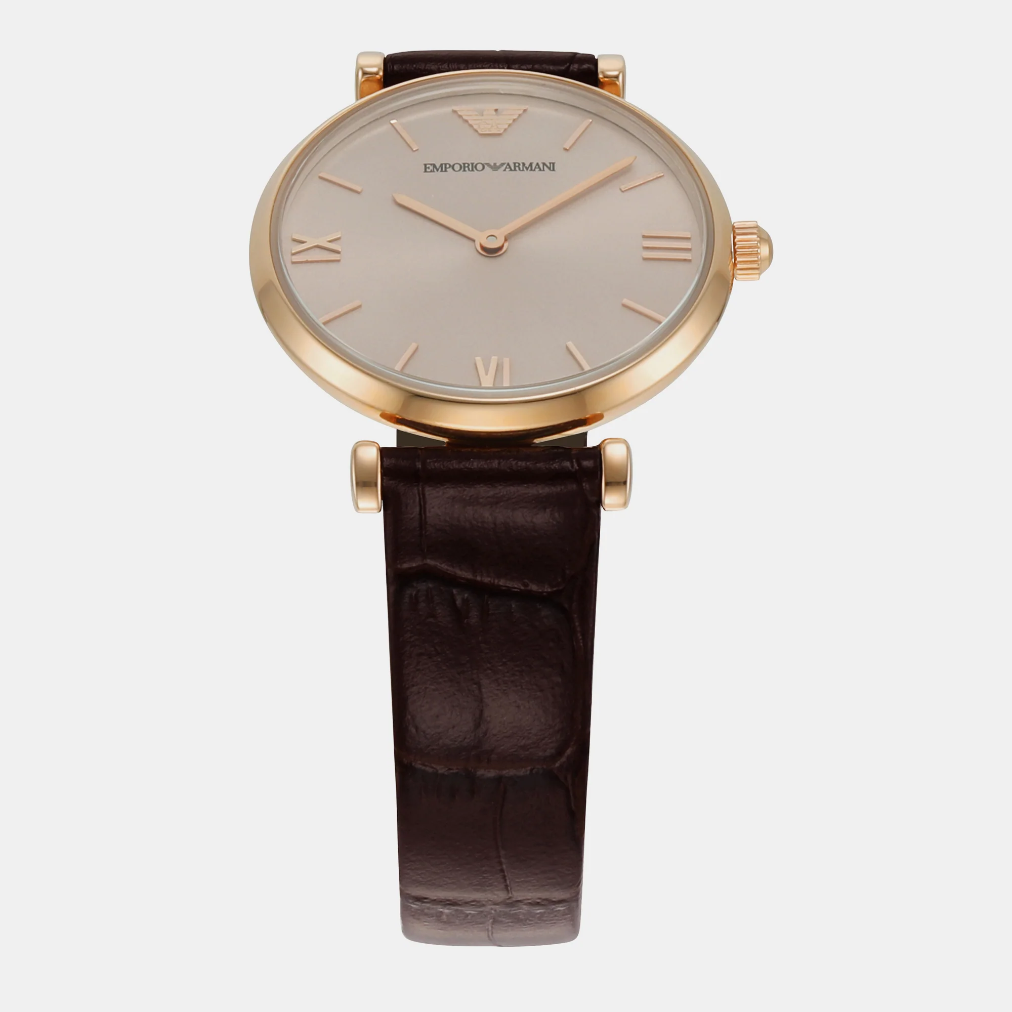 Women Quartz Pink Dial Analog Leather Watch AR1911 - Image 2