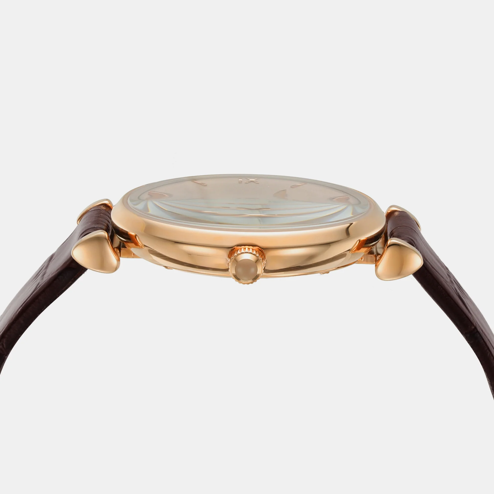 Women Quartz Pink Dial Analog Leather Watch AR1911 - Image 4