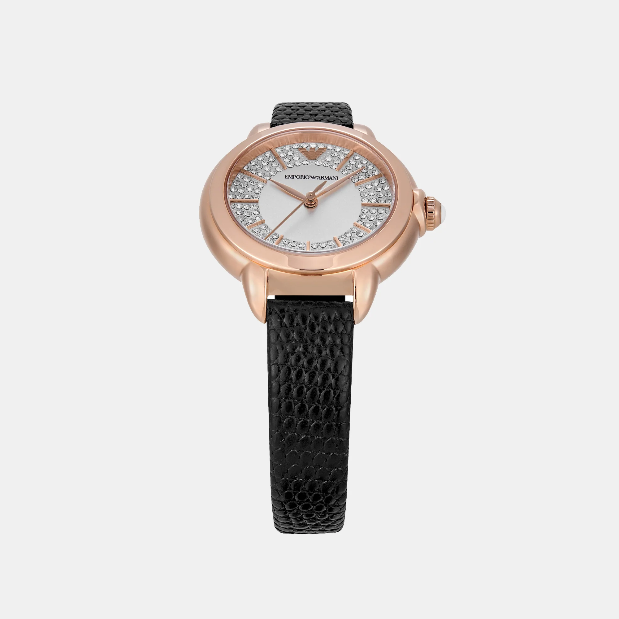 Women Quartz Silver Dial Analog Leather Watch AR11631 - Image 5