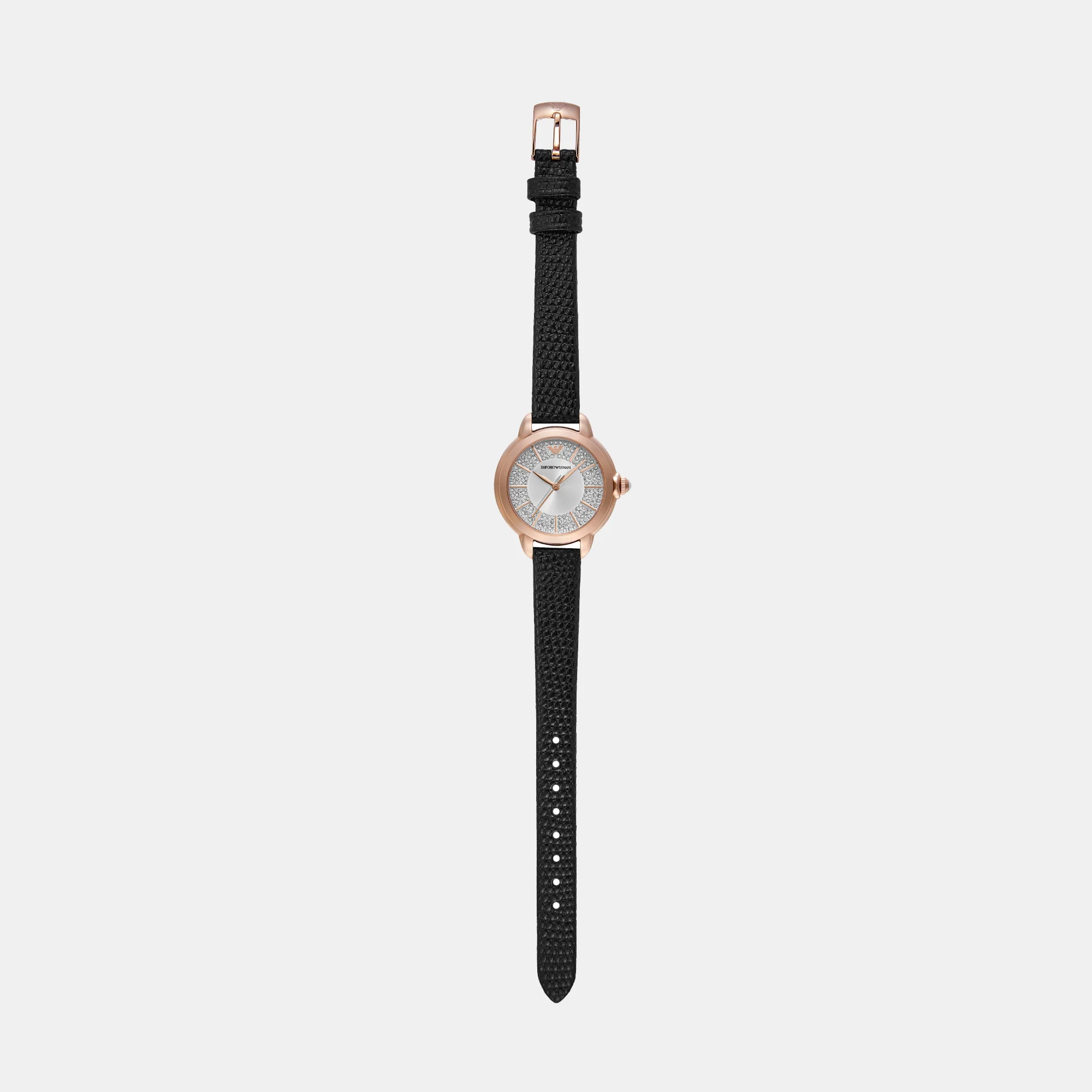 Women Quartz Silver Dial Analog Leather Watch AR11631 - Image 8