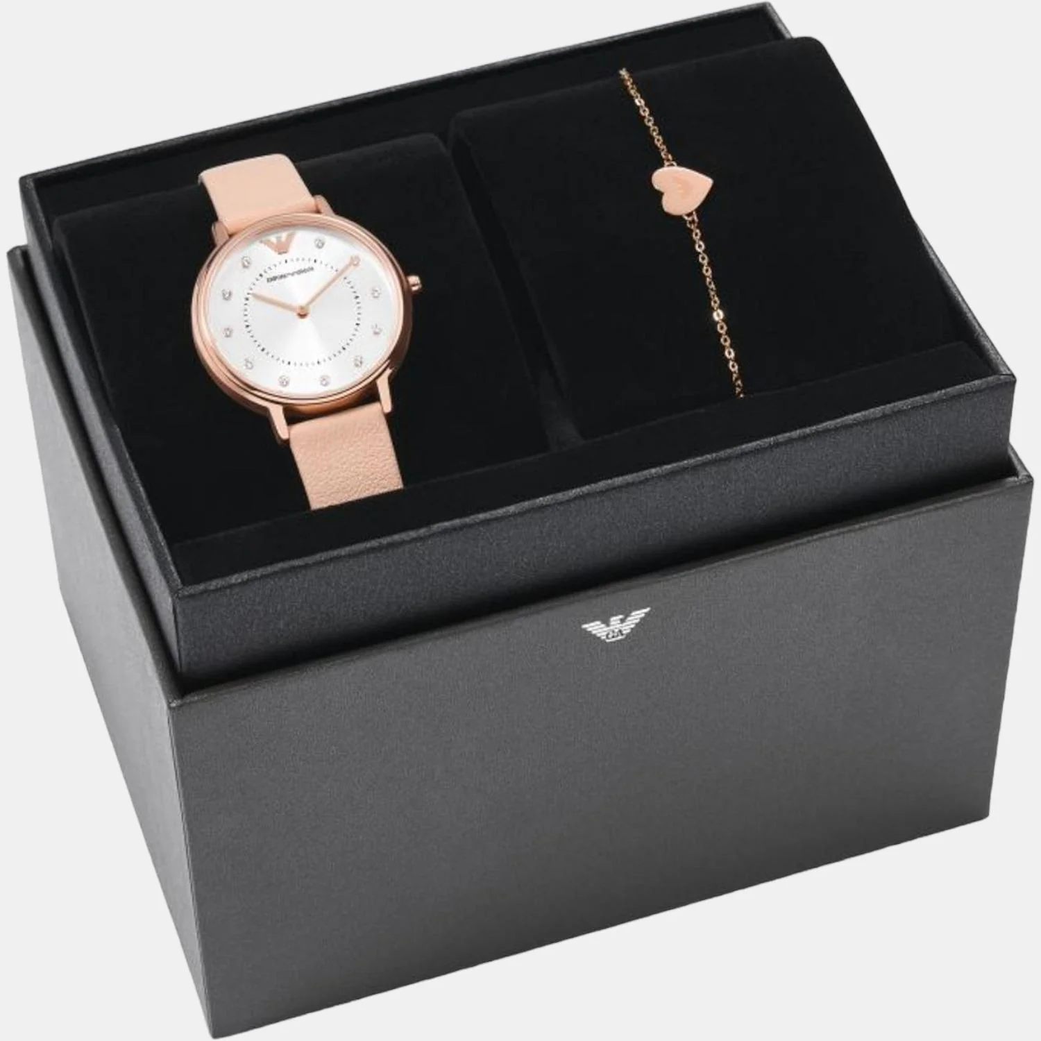 Women Quartz Silver Dial Analog Leather Watch AR80058 - Image 4