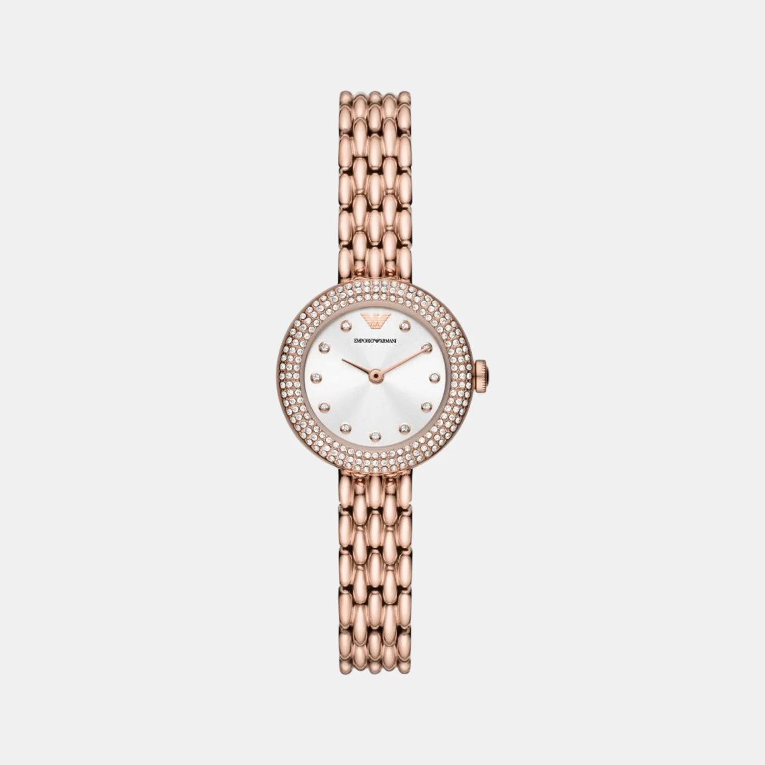 Women Quartz Silver Dial Analog Stainless Steel Watch AR11415