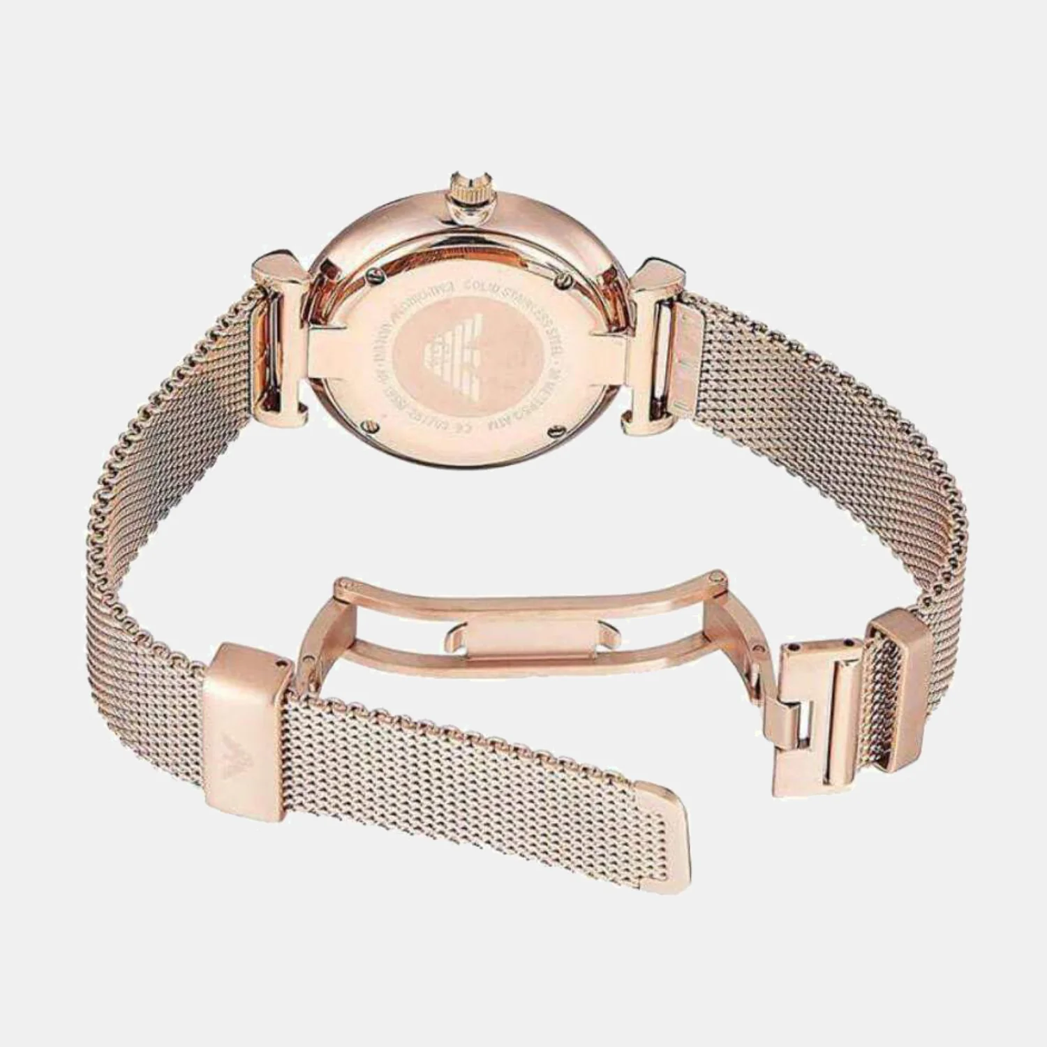 Women Quartz Silver Dial Analog Stainless Steel Watch AR1956 - Image 2