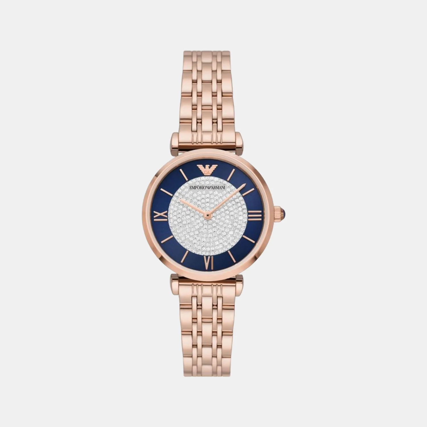 Women Quartz Two Tone Dial Analog Stainless Steel Watch AR11423