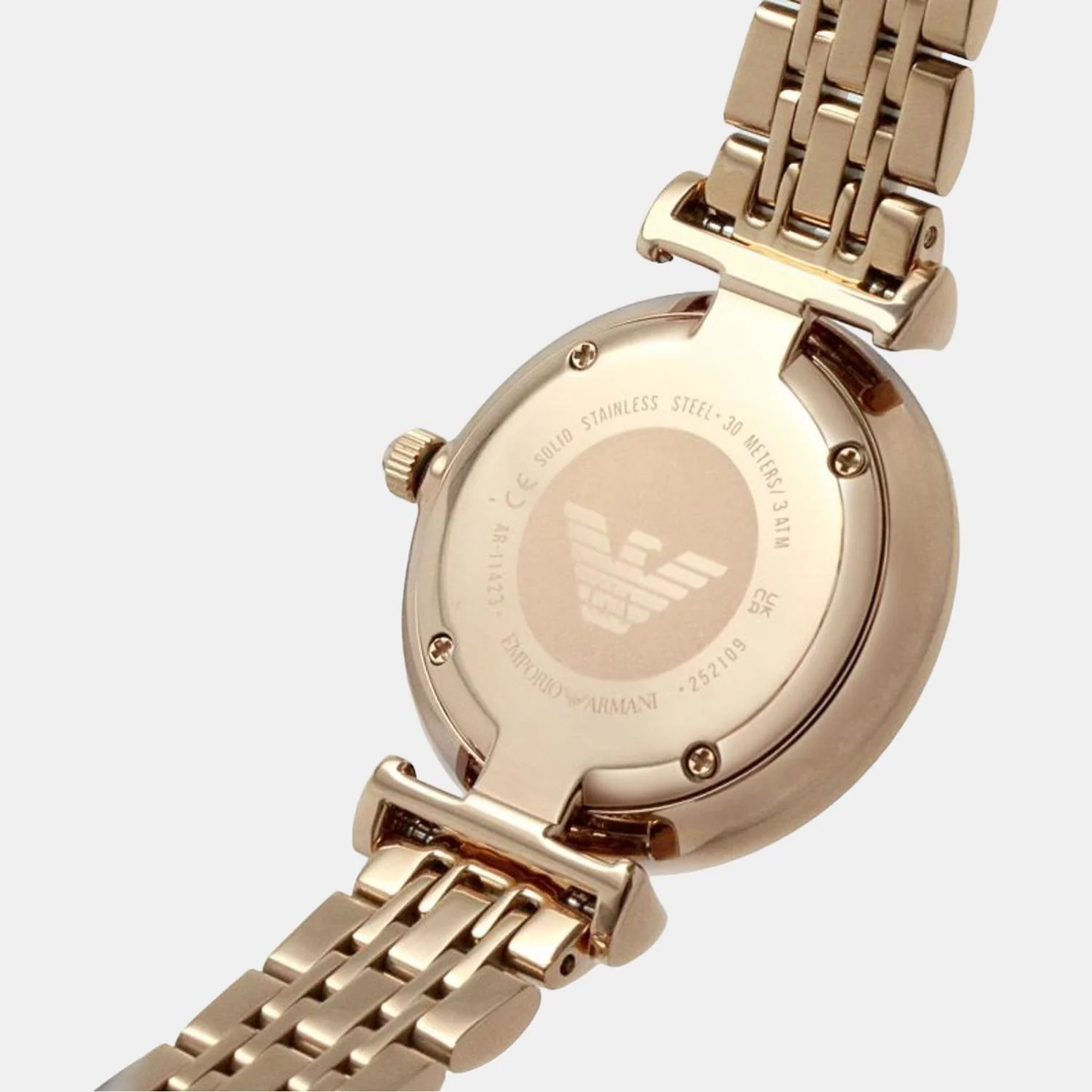 Women Quartz Two Tone Dial Analog Stainless Steel Watch AR11423 - Image 6