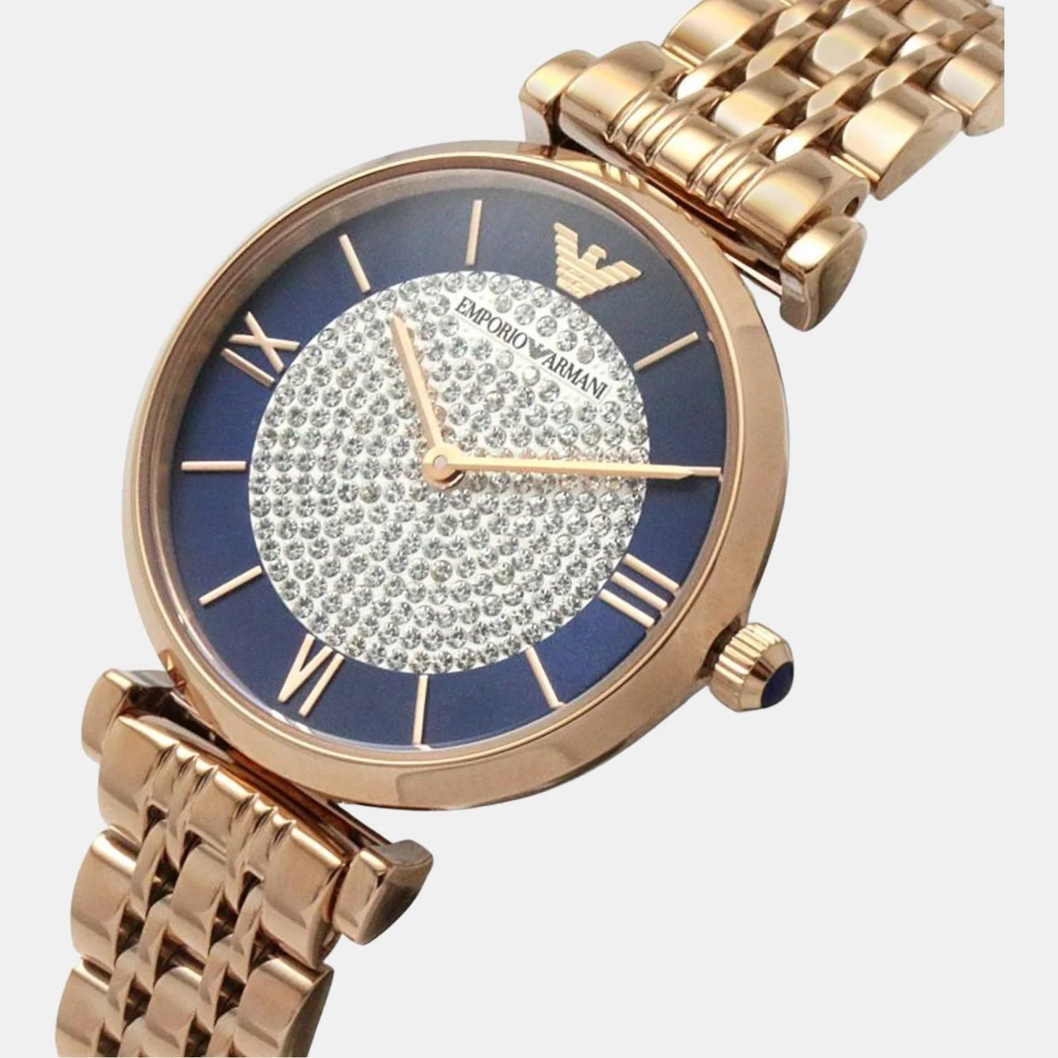 Women Quartz Two Tone Dial Analog Stainless Steel Watch AR11423 - Image 7