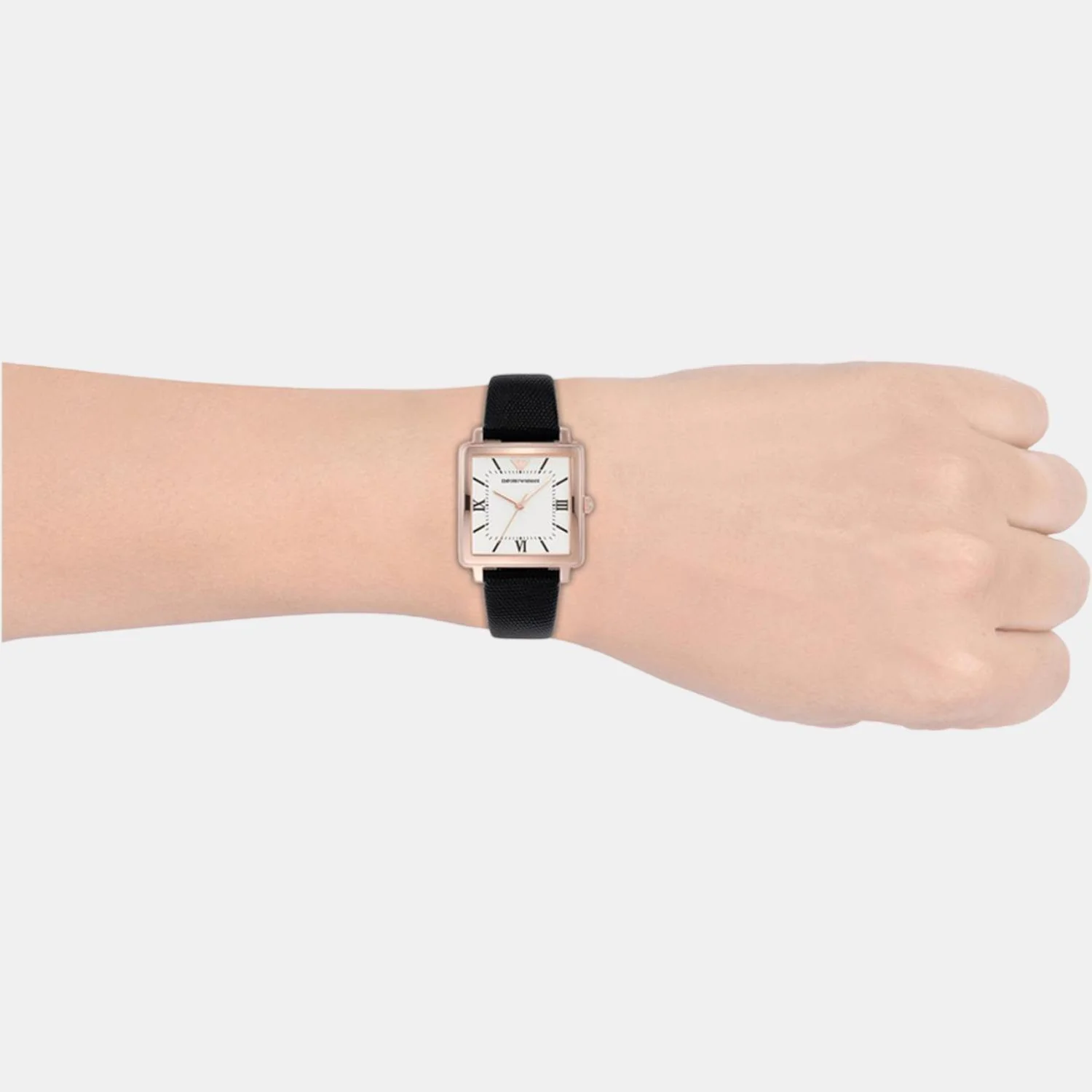 Women Quartz White Dial Analog Leather Watch AR11067 - Image 5