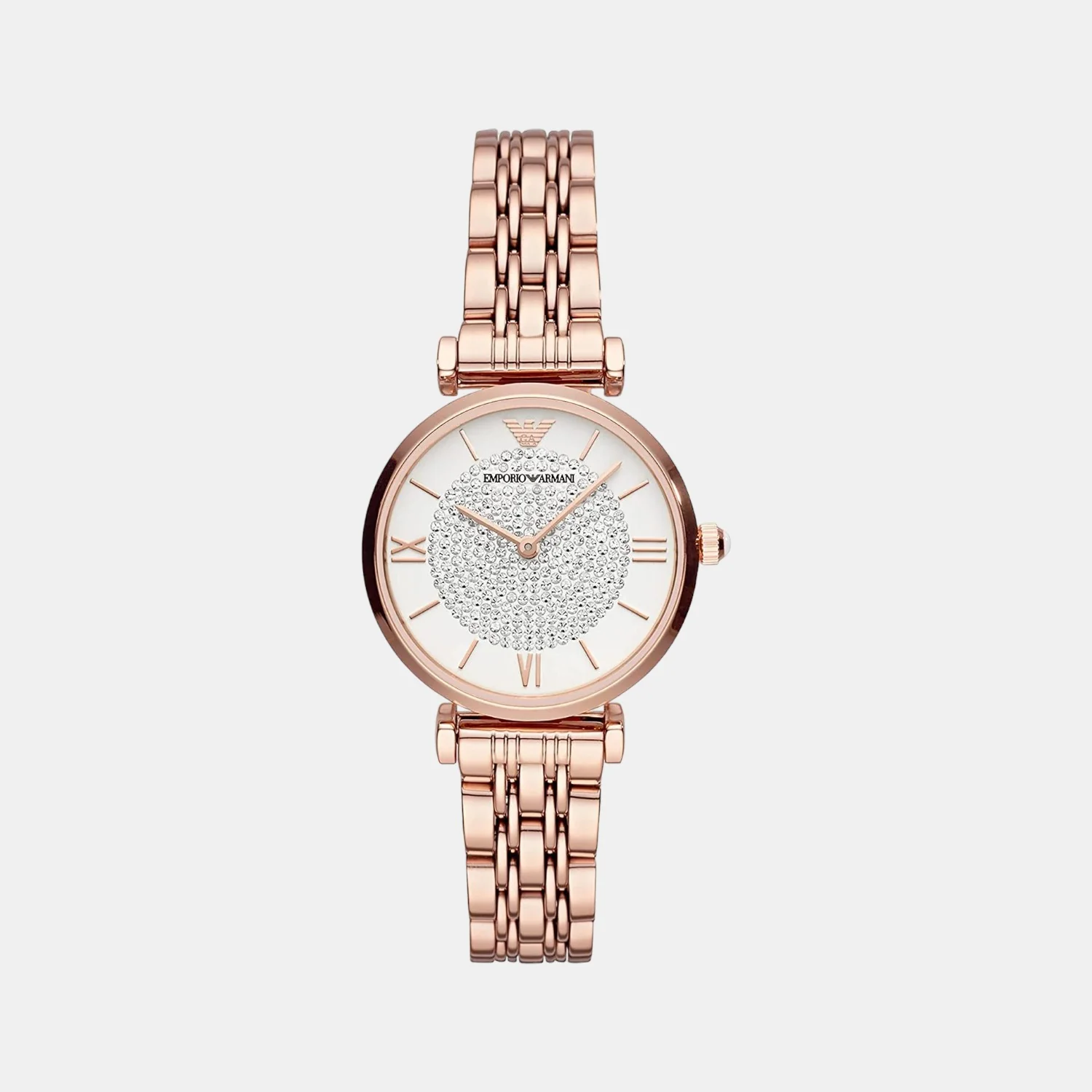Women Quartz White Dial Analog Stainless Steel Watch AR11244I