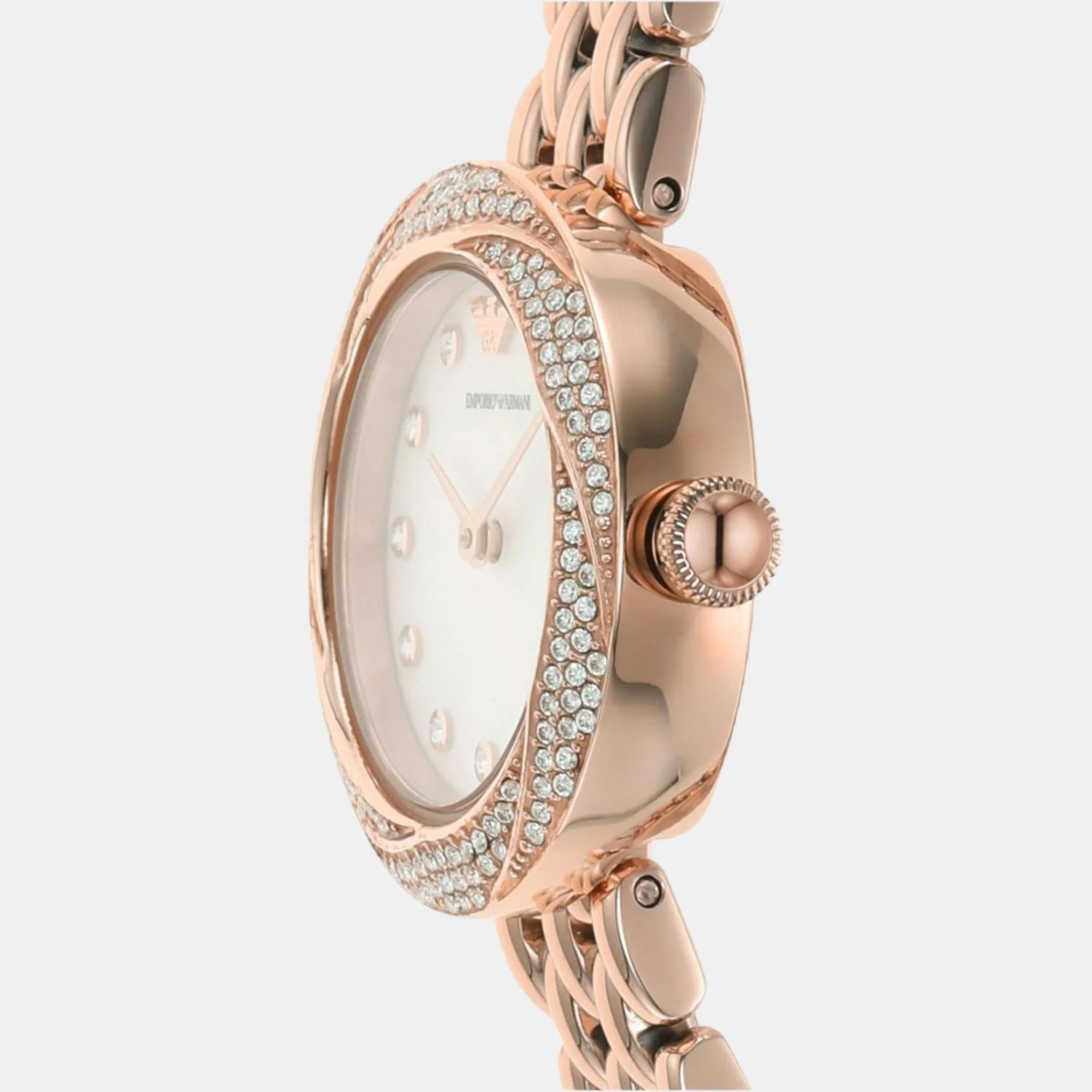 Women Quartz White Dial Analog Stainless Steel Watch AR11474 - Image 4