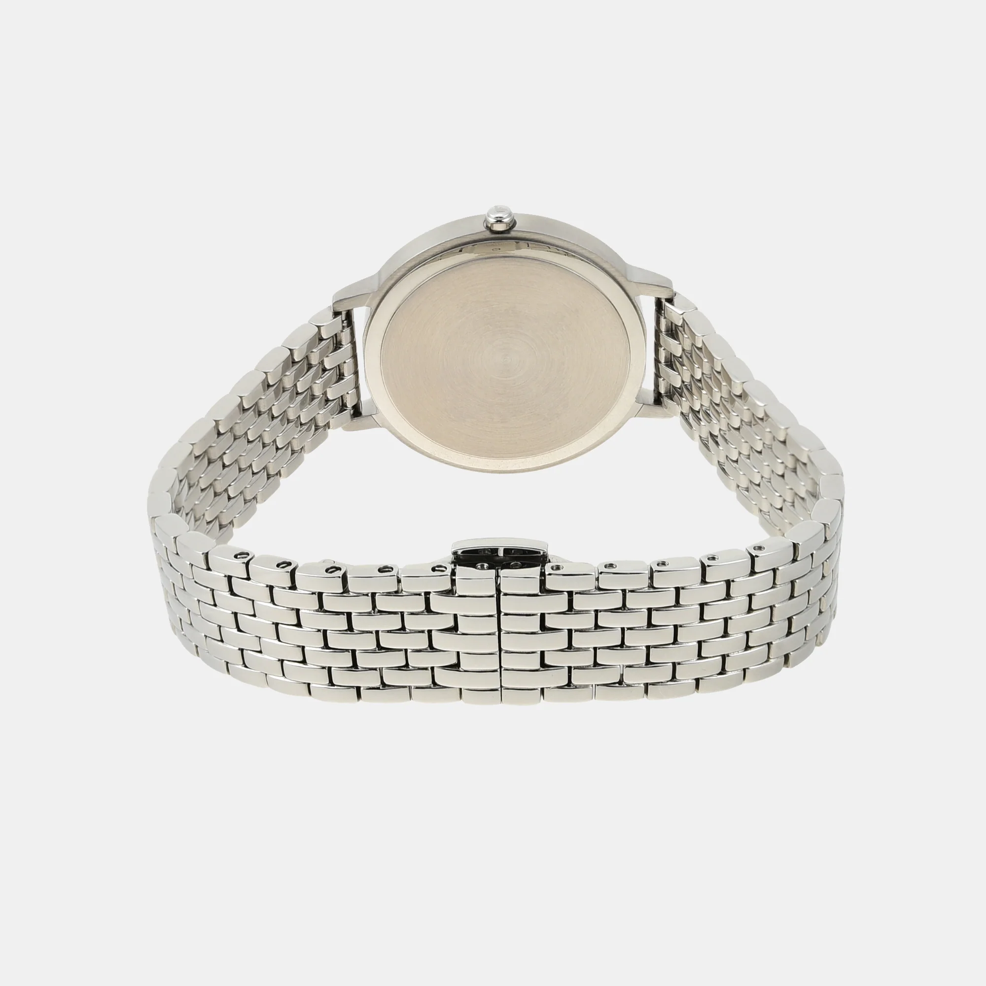 Women Quartz White Mother Of Pearl Dial Analog Stainless Steel Watch AR11112 - Image 3
