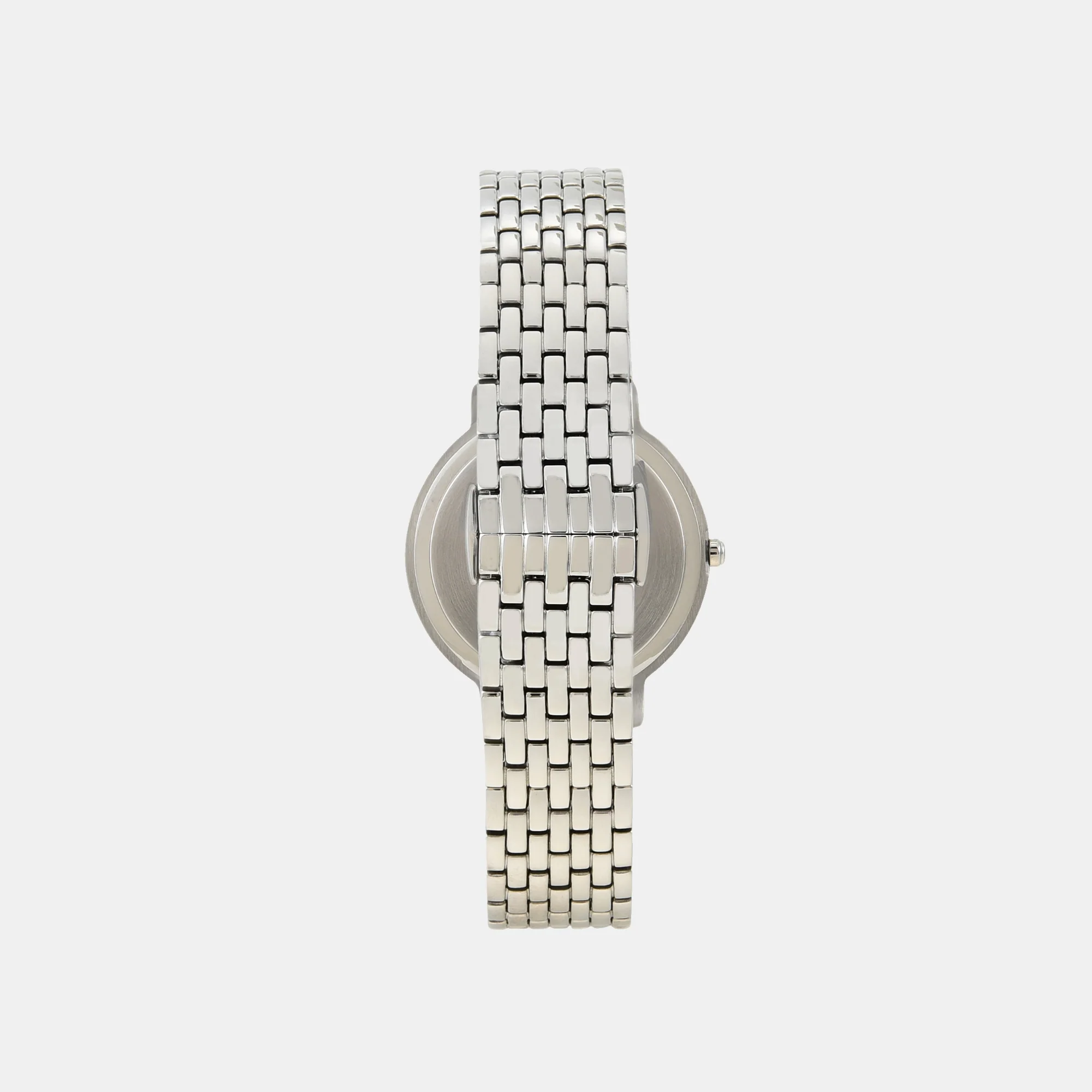 Women Quartz White Mother Of Pearl Dial Analog Stainless Steel Watch AR11112 - Image 4