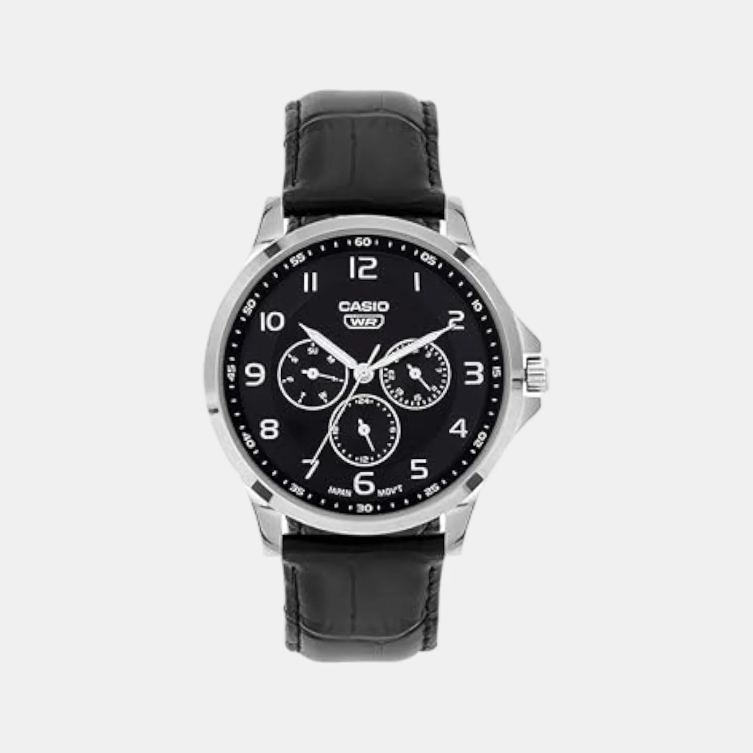 Enticer Men Quartz Black Dial Analog Stainless Steel Watch A2454 - Image 2