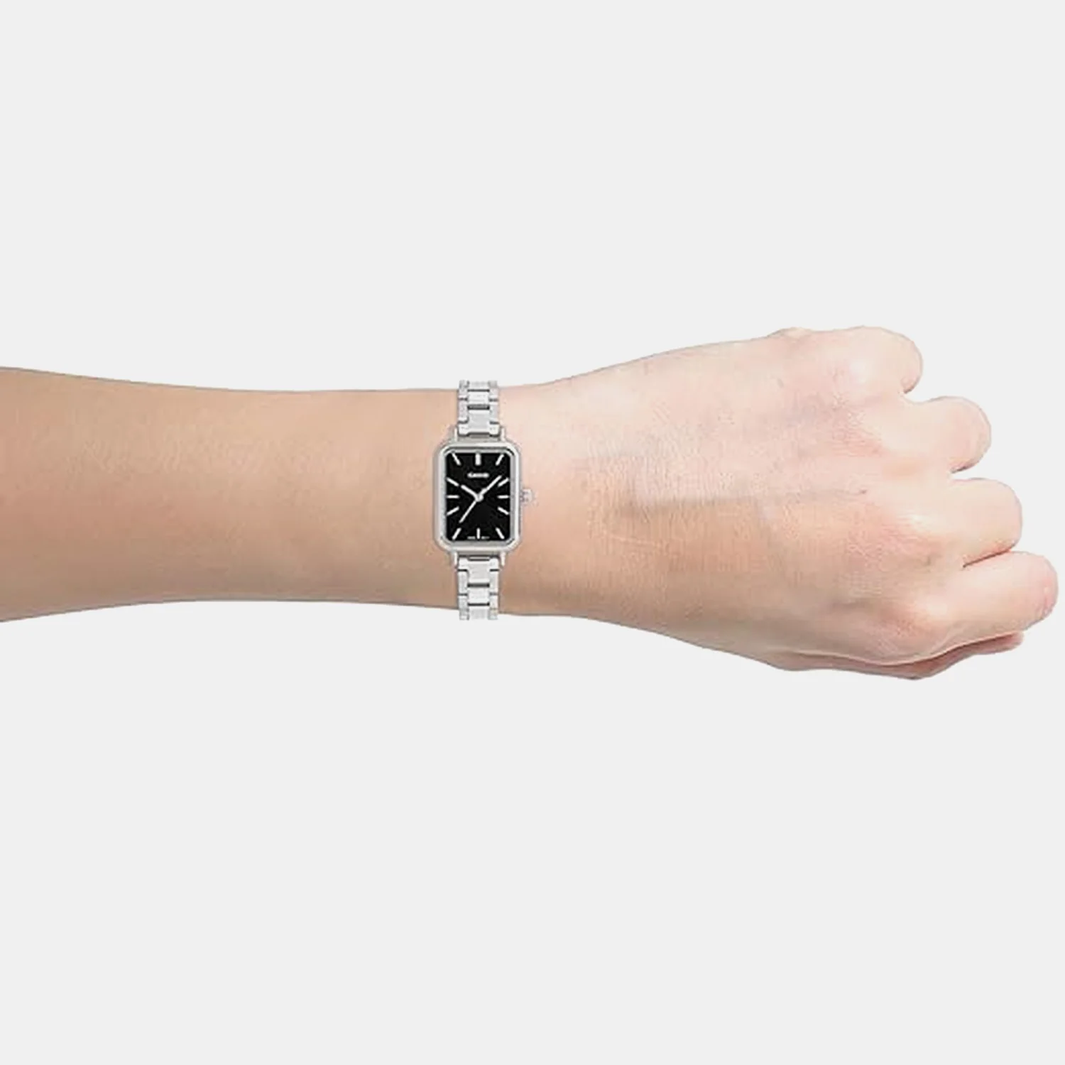 Enticer Women Quartz Black Dial Analog Stainless Steel Watch A2328 - Image 4