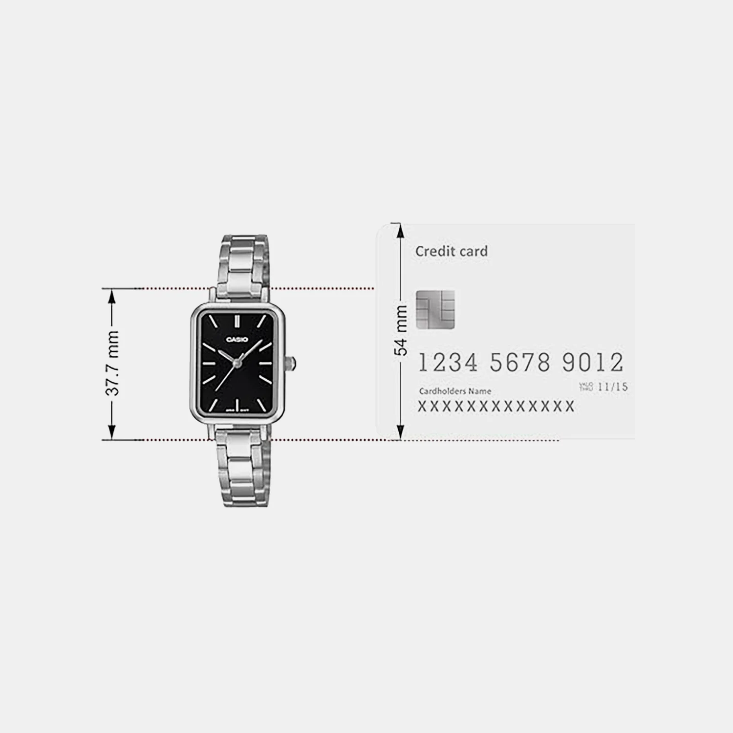 Enticer Women Quartz Black Dial Analog Stainless Steel Watch A2328 - Image 5