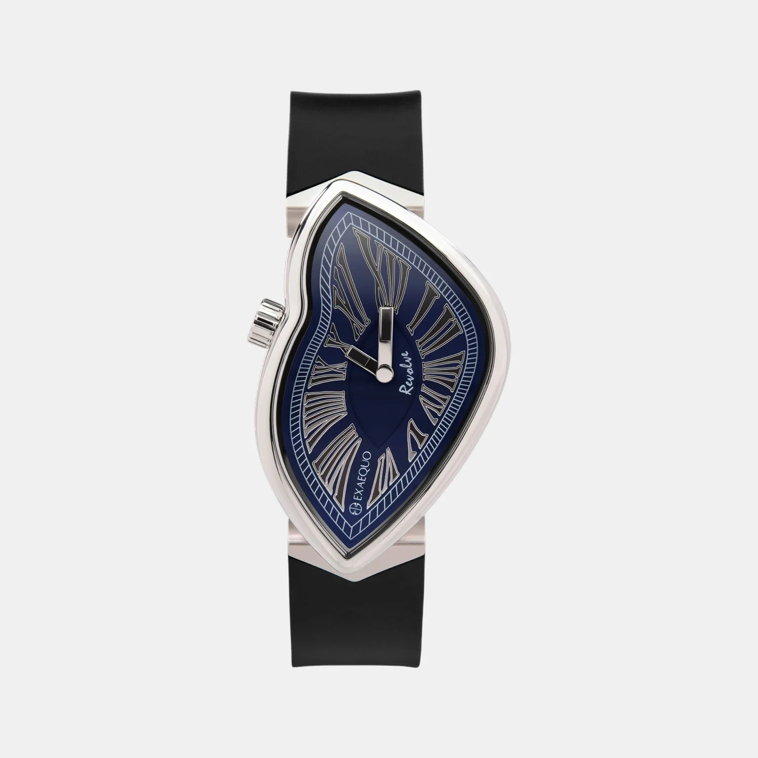 Revolve Unisex Quartz Blue Dial Analog Silicone Watch EX0031.0004