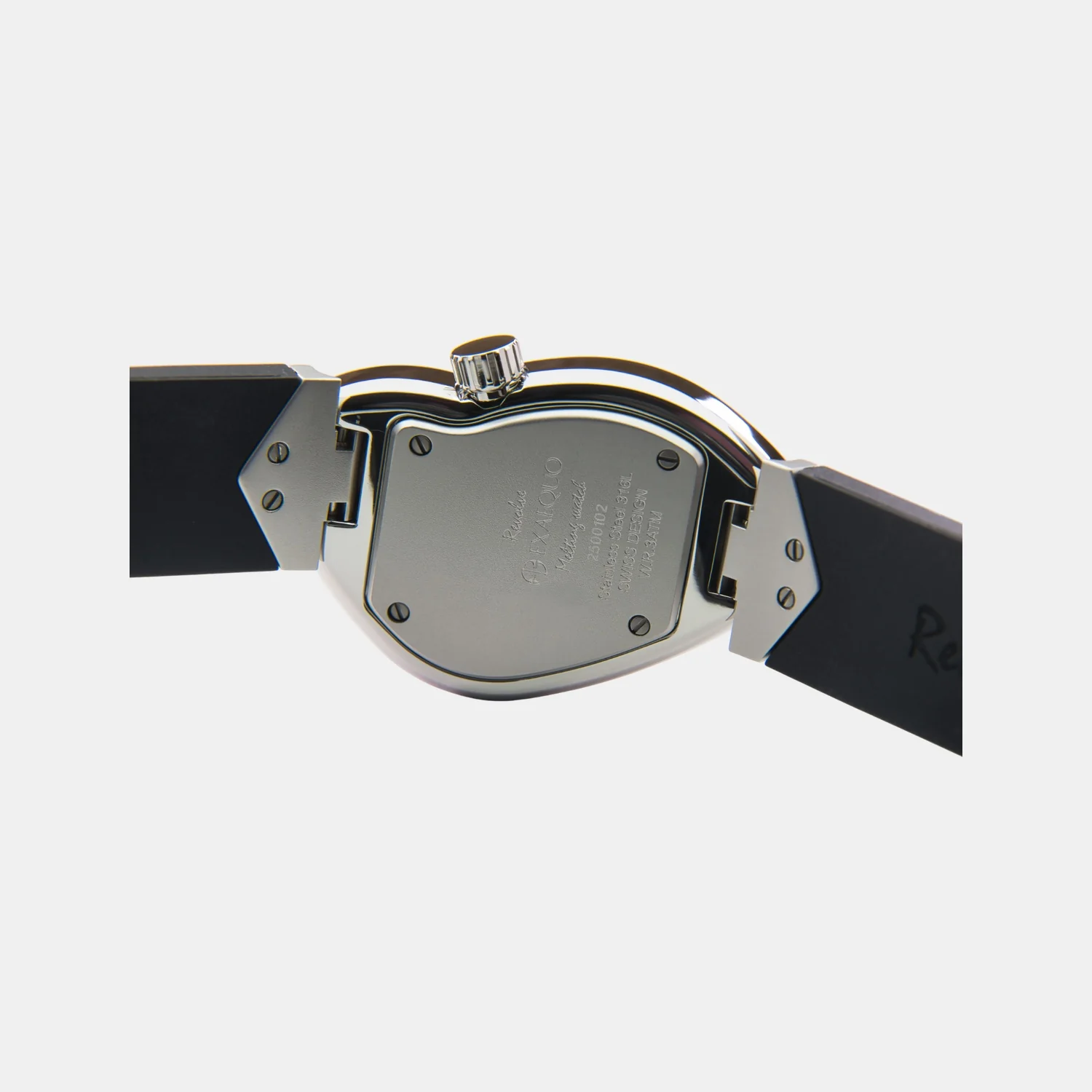 Revolve Unisex Quartz White Dial Analog Silicone Watch EX0031.0002 - Image 4