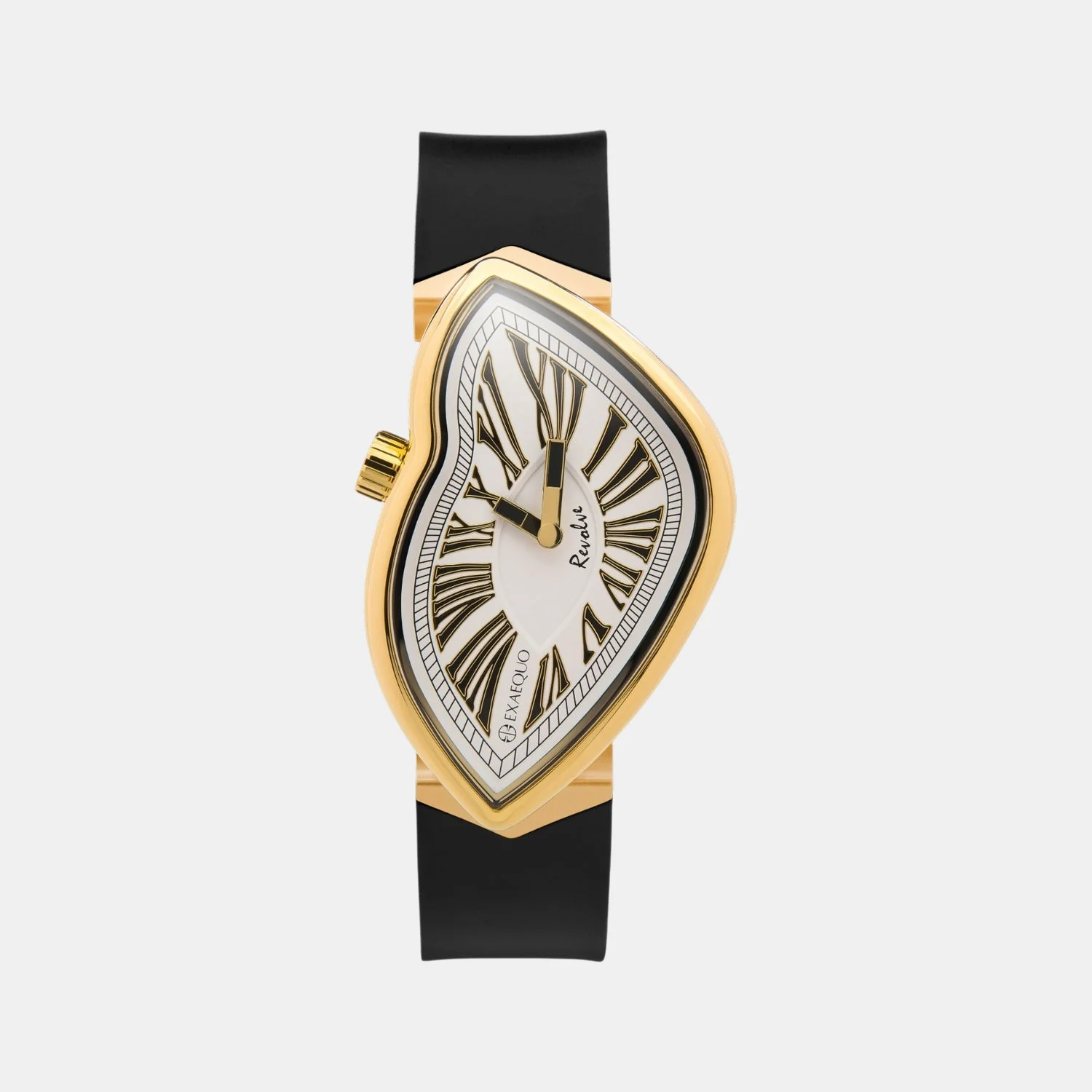 Revolve Unisex Quartz White Dial Analog Silicone Watch EX0032.0002