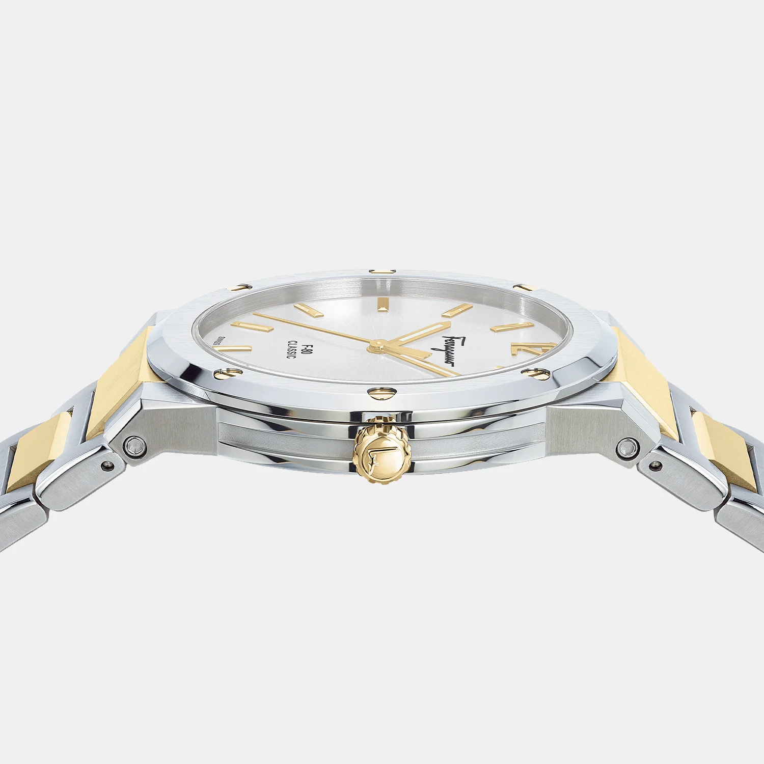 F-80 Classic Men Quartz Silver Dial Analog Stainless Steel Watch SFDT01420 - Image 4