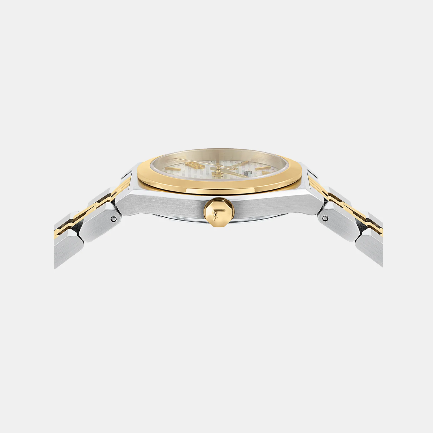 Kj-Vega New 28Mm Women Quartz White Mother Of Pearl Dial Analog Stainless Steel Watch SFKJ00223 - Image 2