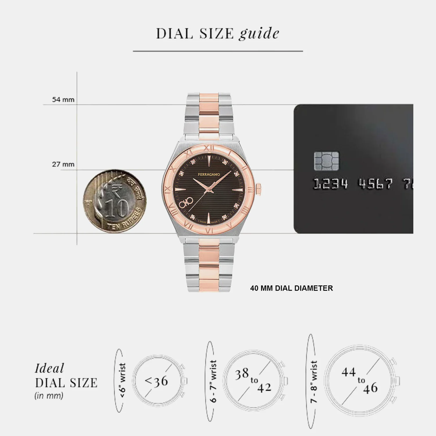 Kv-Vega Upper East 40Mm-F Men Quartz Brown Dial Analog Stainless Steel Watch SFKV00423 - Image 4