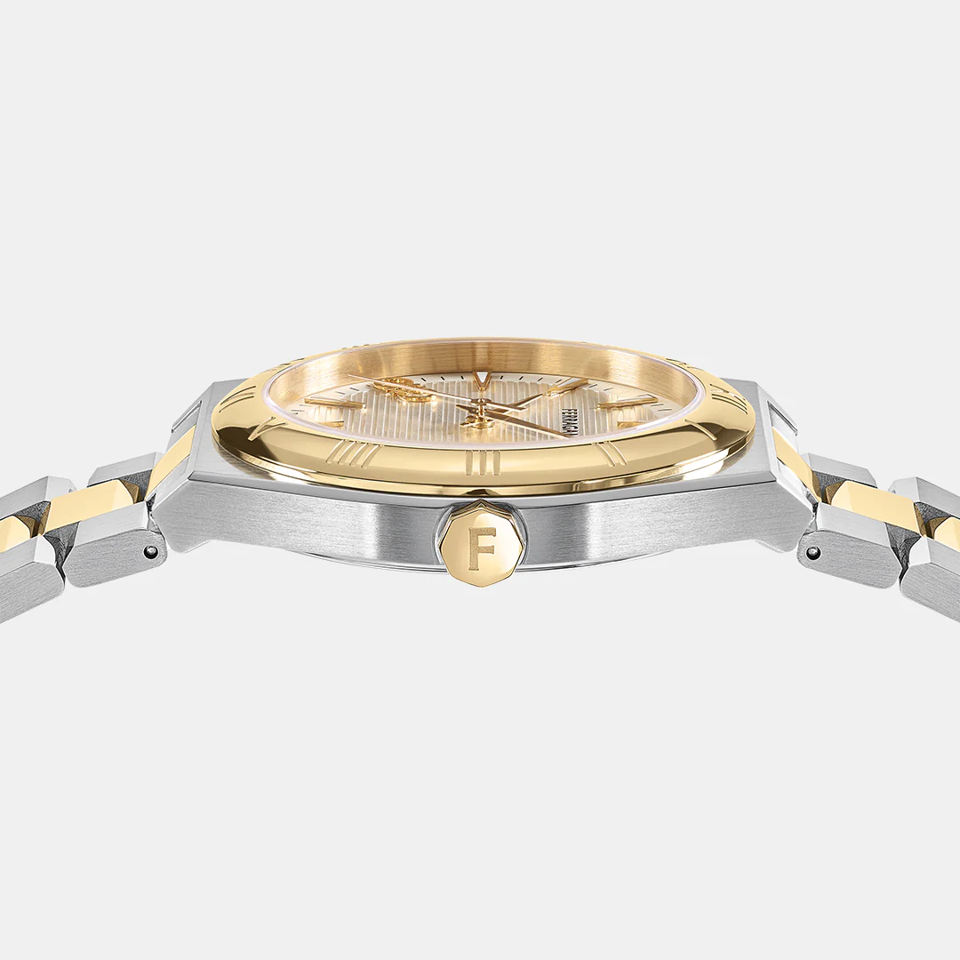 Kv-Vega Upper East 40Mm-F Men Quartz Silver Dial Analog Stainless Steel Watch SFKV00223 - Image 4