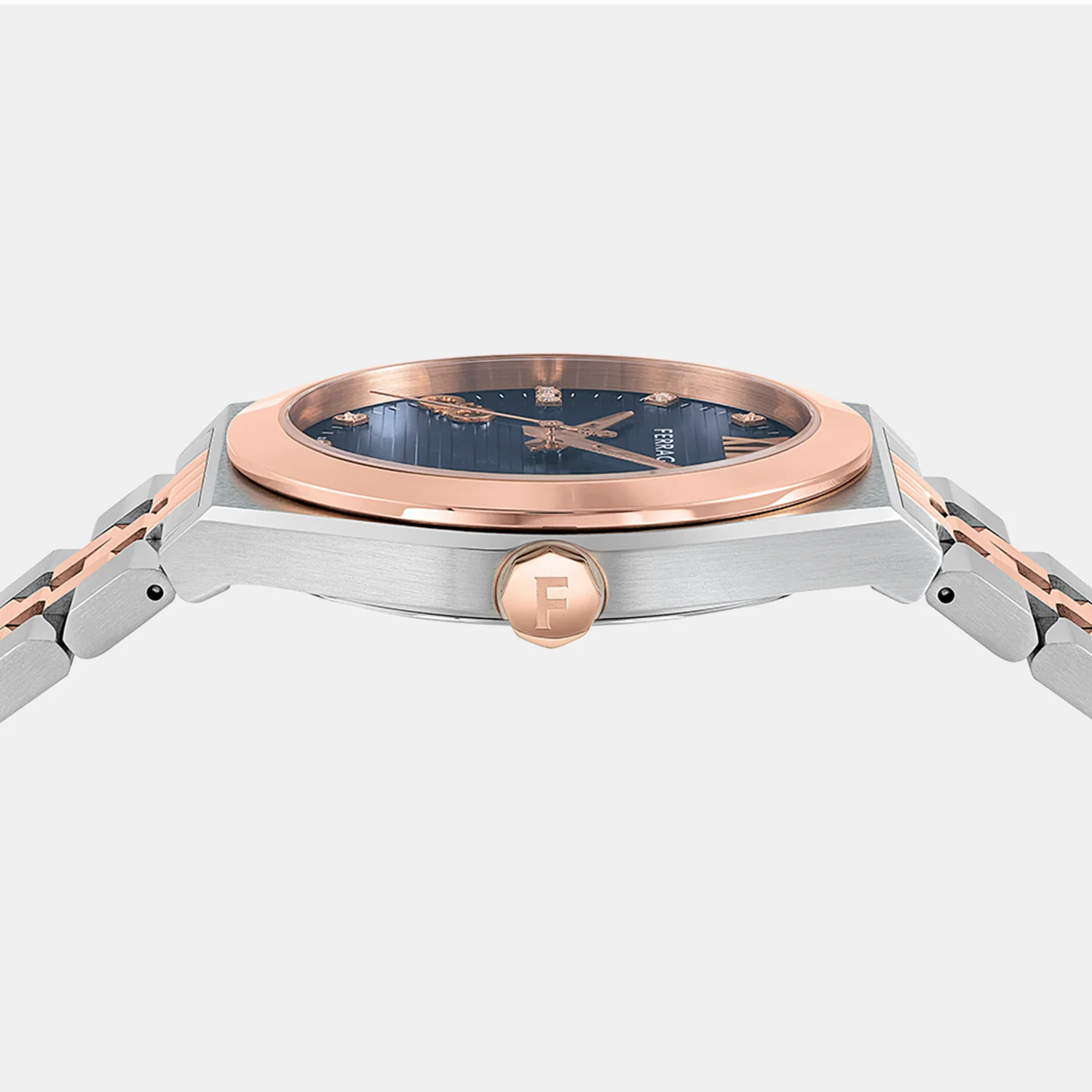 Men Quartz Blue Dial Analog Stainless Steel Watch SFKI00824 - Image 2