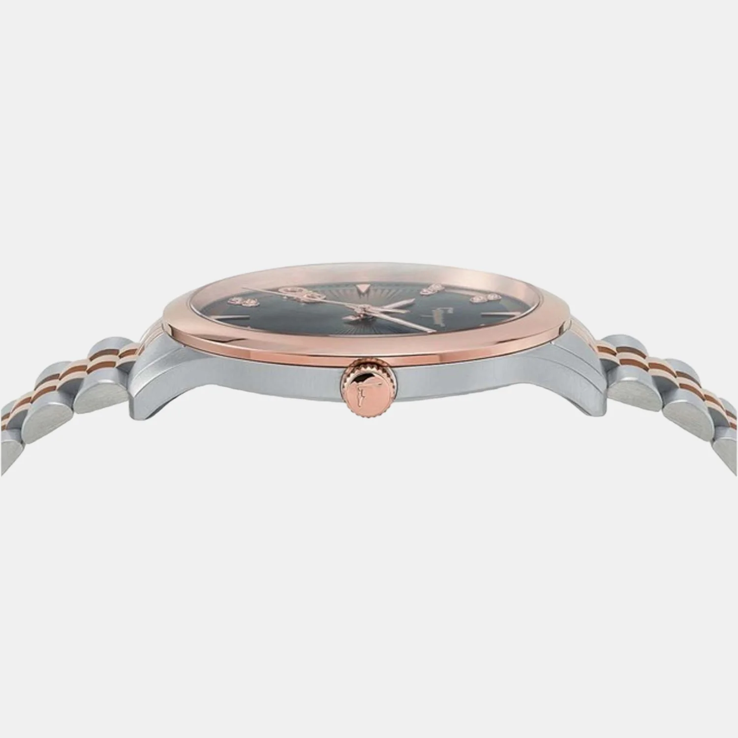 Men Quartz Brown Dial Analog Stainless Steel Watch SFCV00419 - Image 3