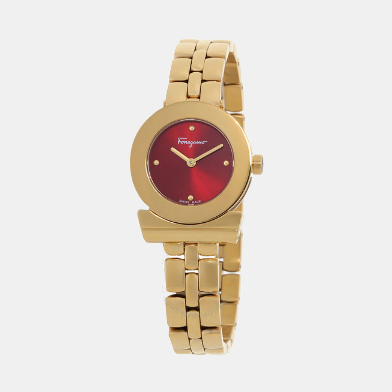 Women Quartz Red Dial Chronograph Stainless Steel Watch SFPD02424 - Image 2