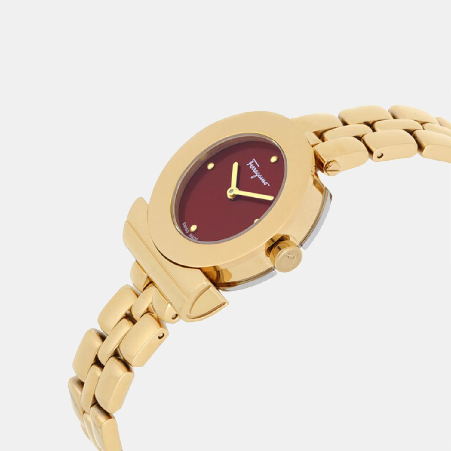 Women Quartz Red Dial Chronograph Stainless Steel Watch SFPD02424 - Image 3