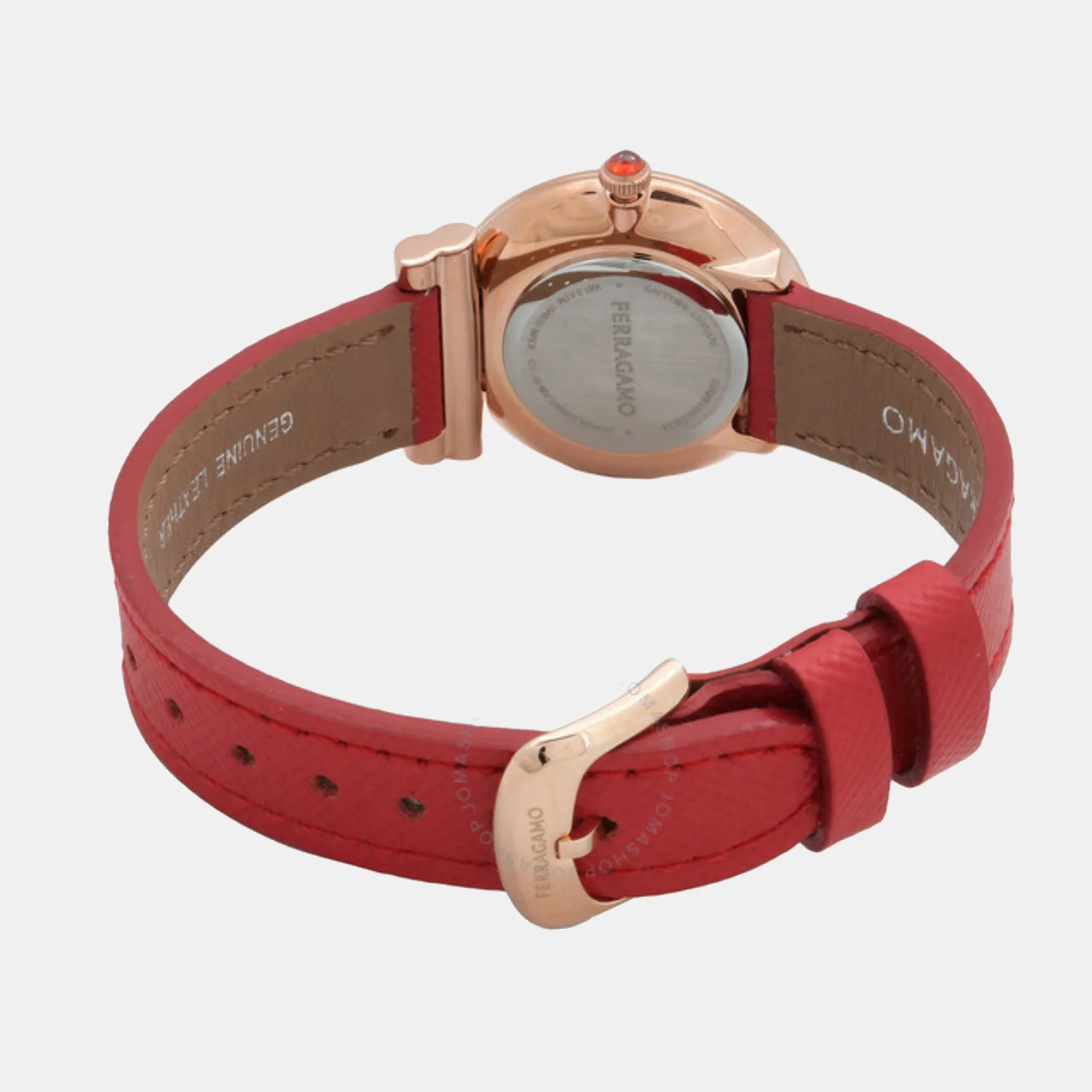 Women Quartz Silver Dial Analog Leather Watch SFMV01123 - Image 4